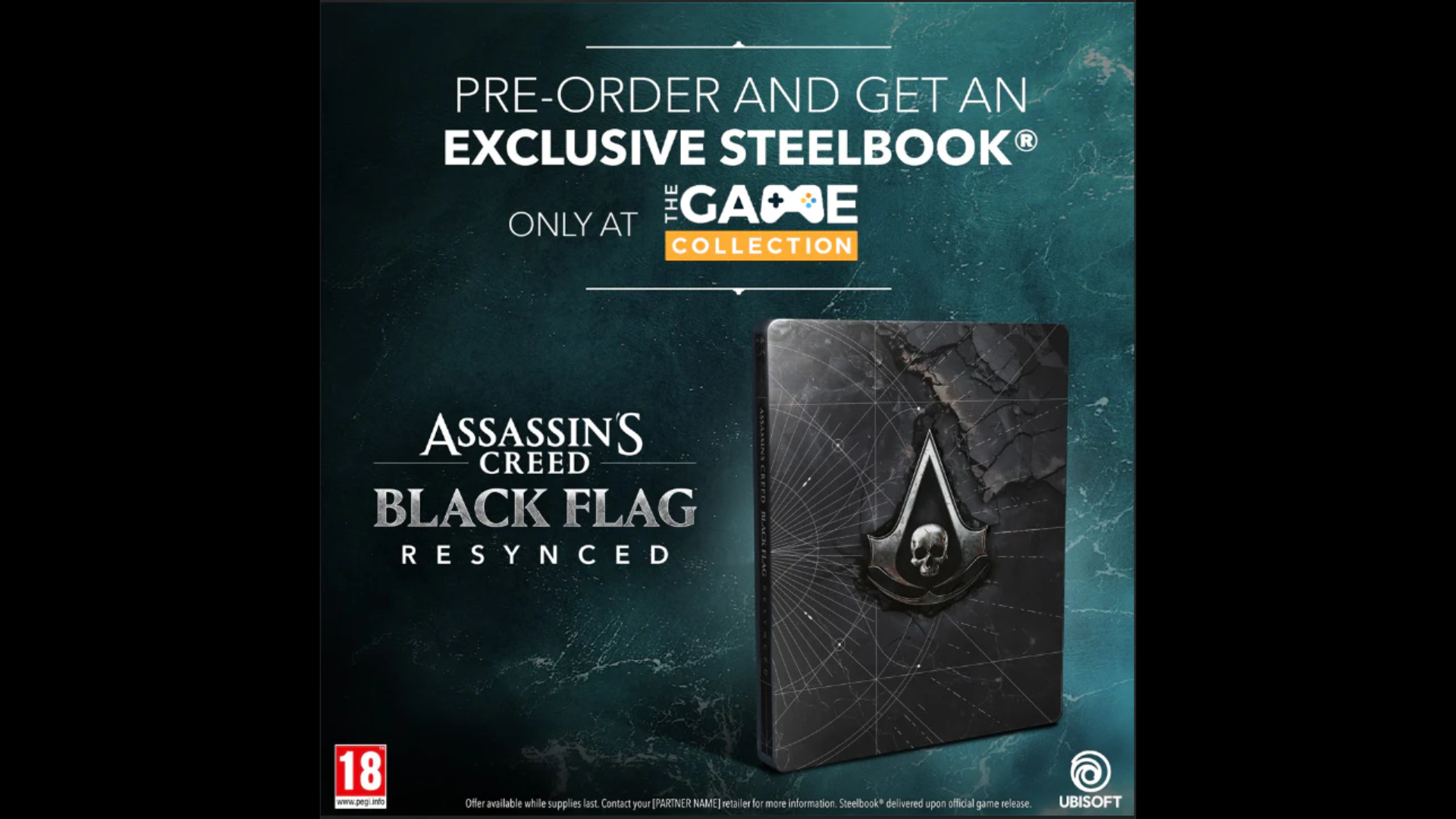 Assassin’s Creed Black Flag Resynced Steelbook UK Exclusive Pre-Order