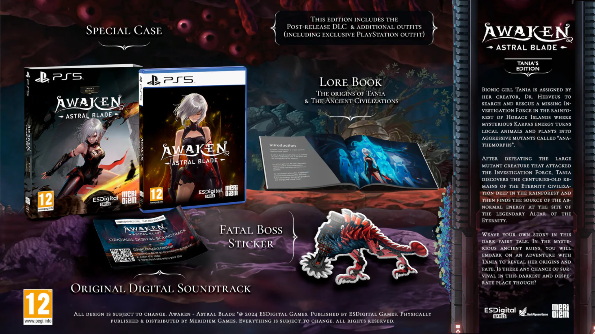 Awaken Astral Blade Tania's Edition Pre-orders Now Available