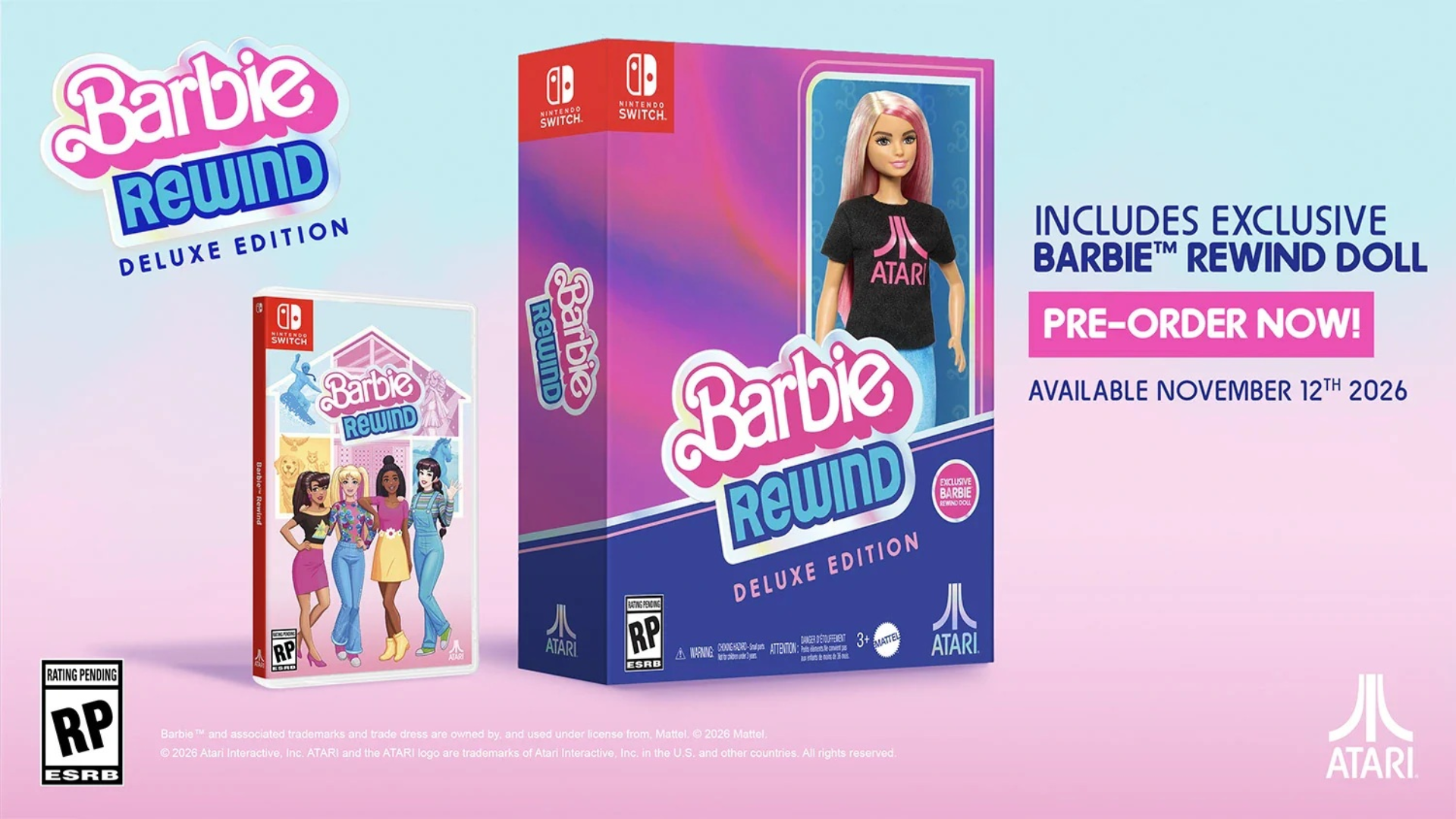 Barbie Rewind Deluxe Edition Announced for Nintendo Switch