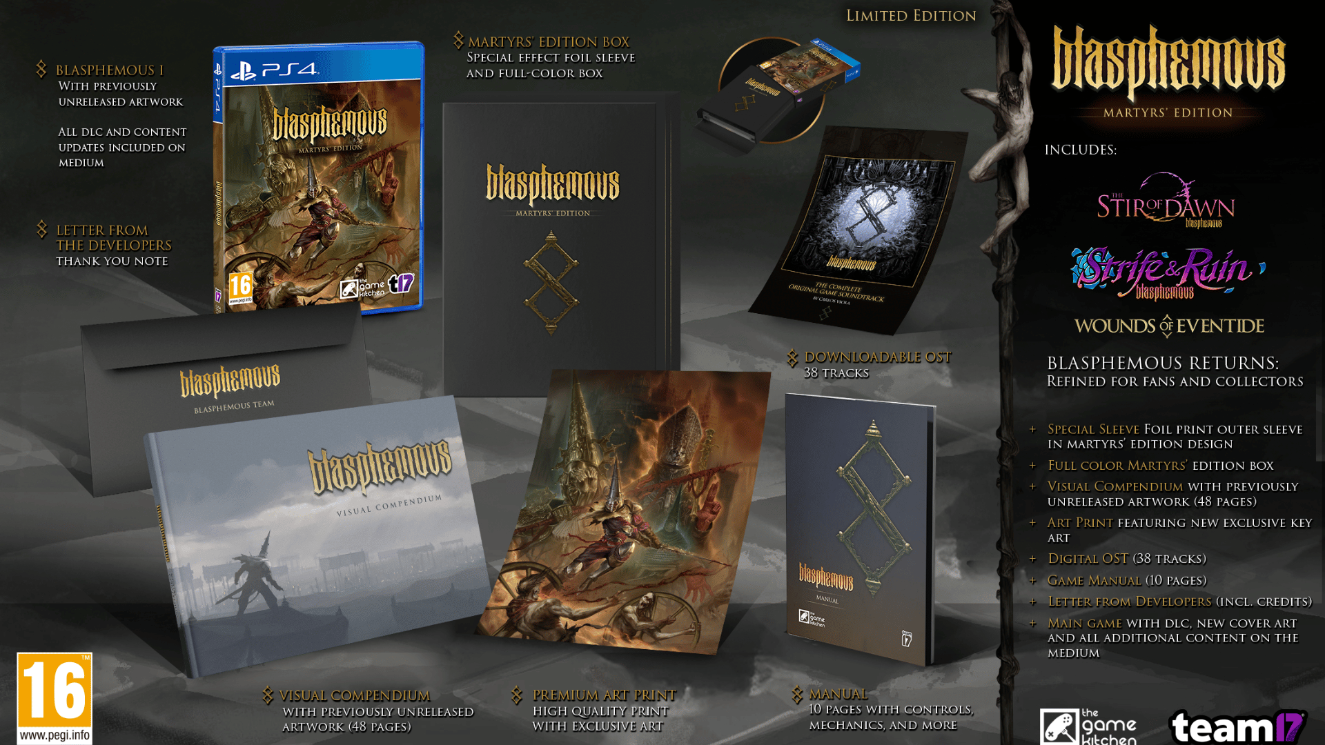 Blasphemous: Martyrs’ Edition Announced for PS4 & Switch