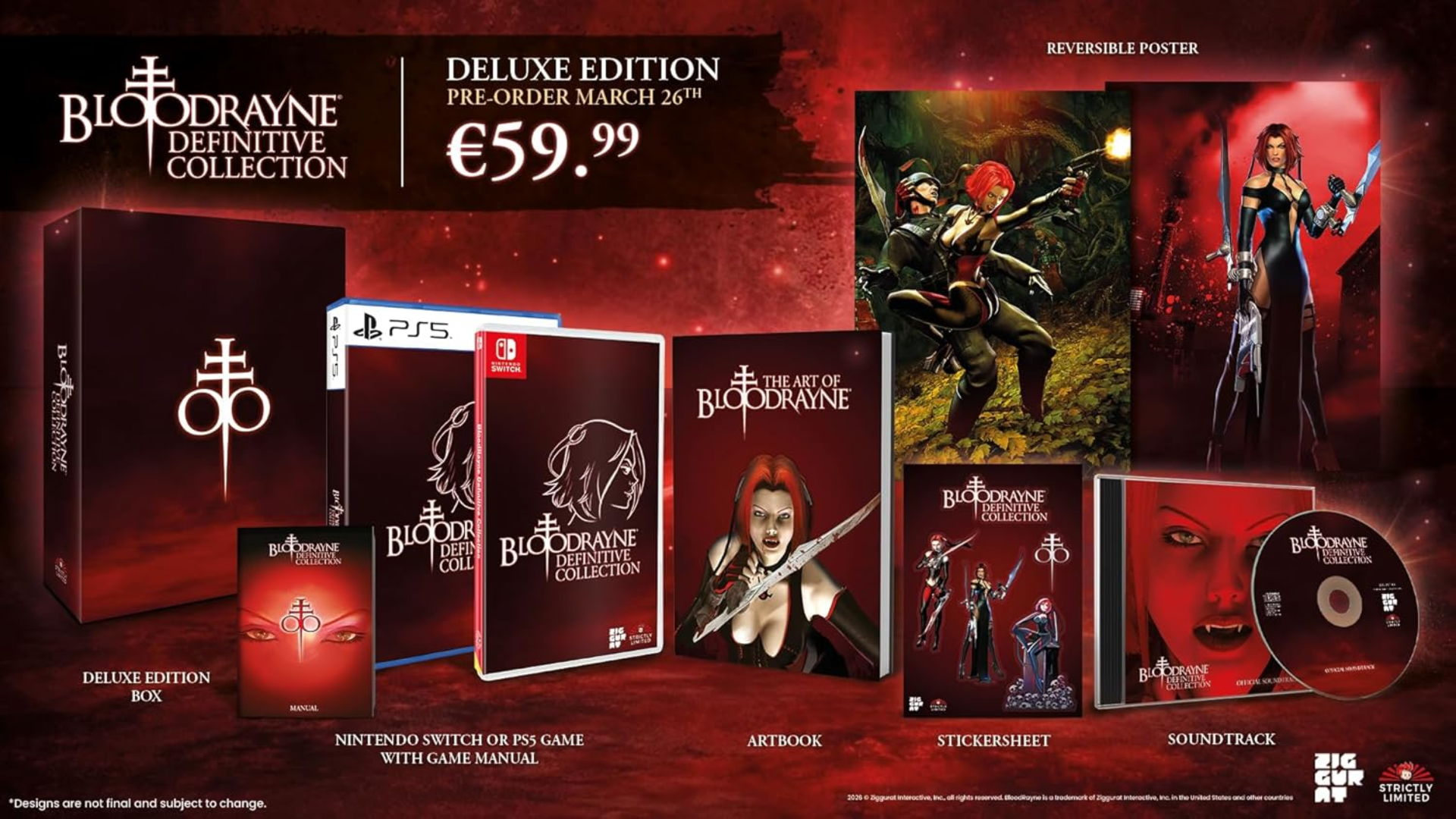 BloodRayne: Definitive Collection – Deluxe Edition Announced for PS5 and Switch