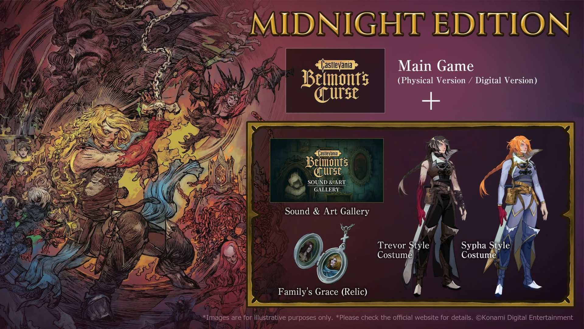 Castlevania: Belmont’s Curse Midnight Edition Announced for PS5, Xbox & Switch