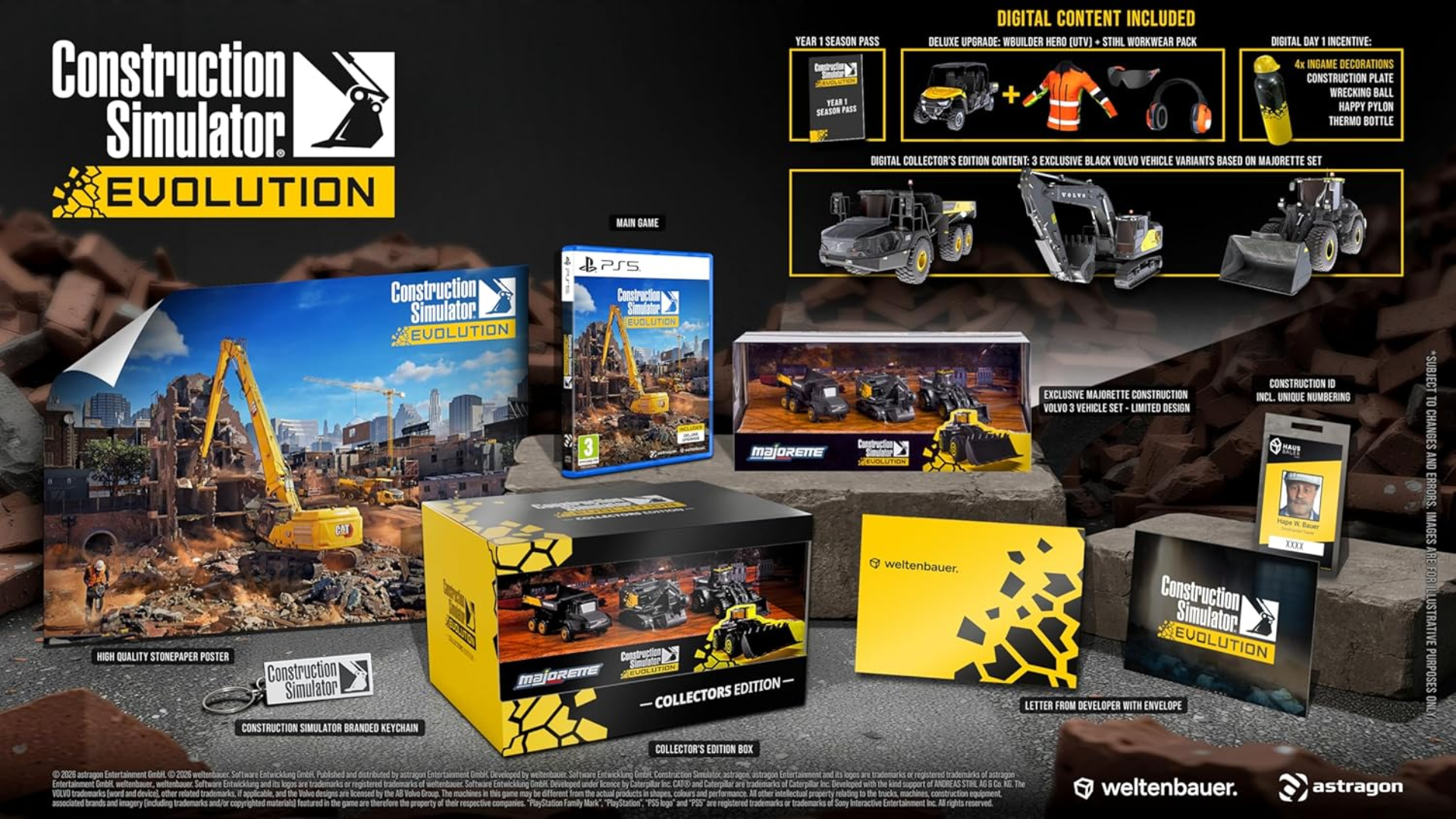 Construction Simulator: Evolution Collector’s Edition Announced for PS5 & PC