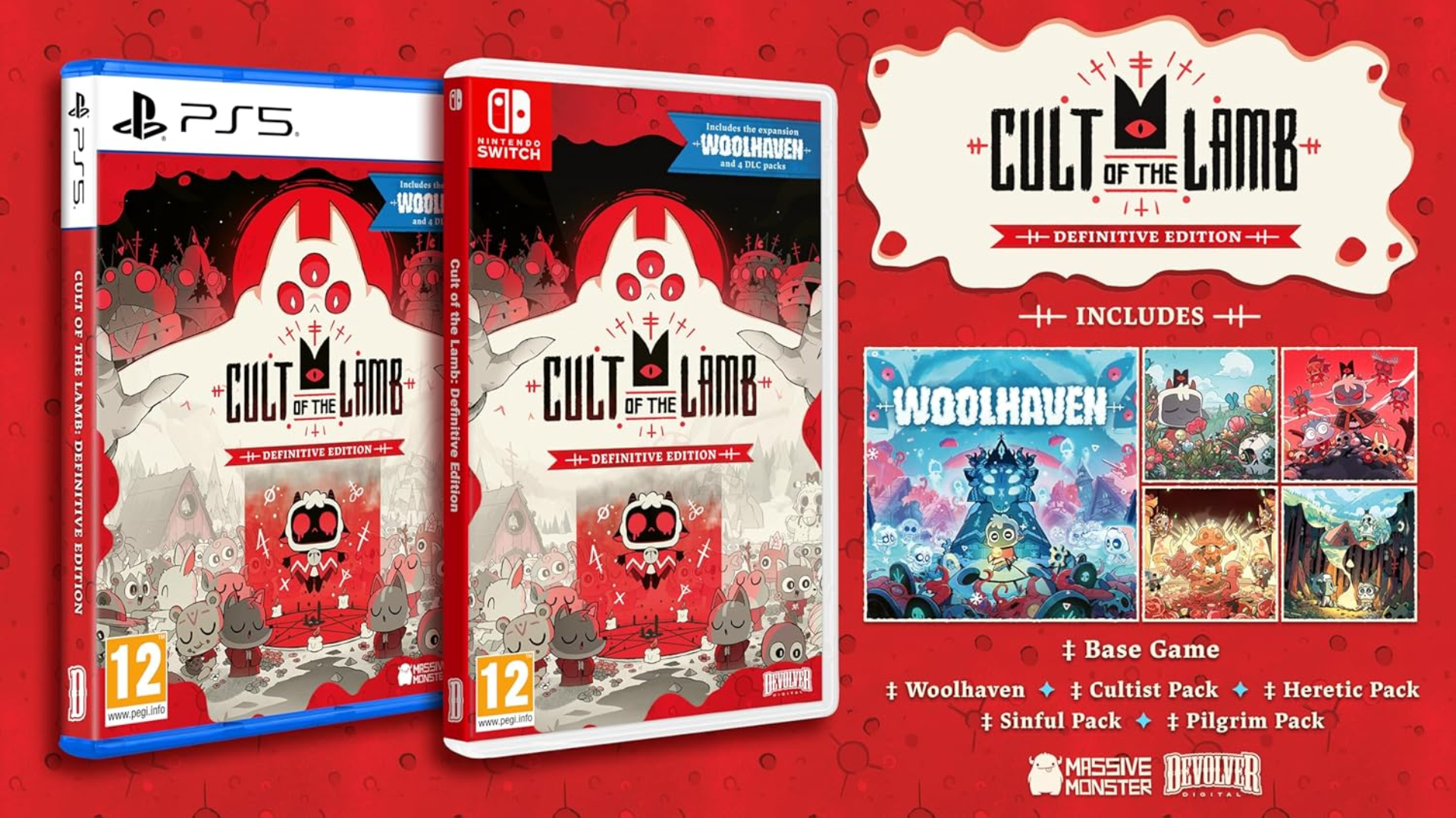Cult of the Lamb Definitive Edition: PS5 & Switch Physical Release