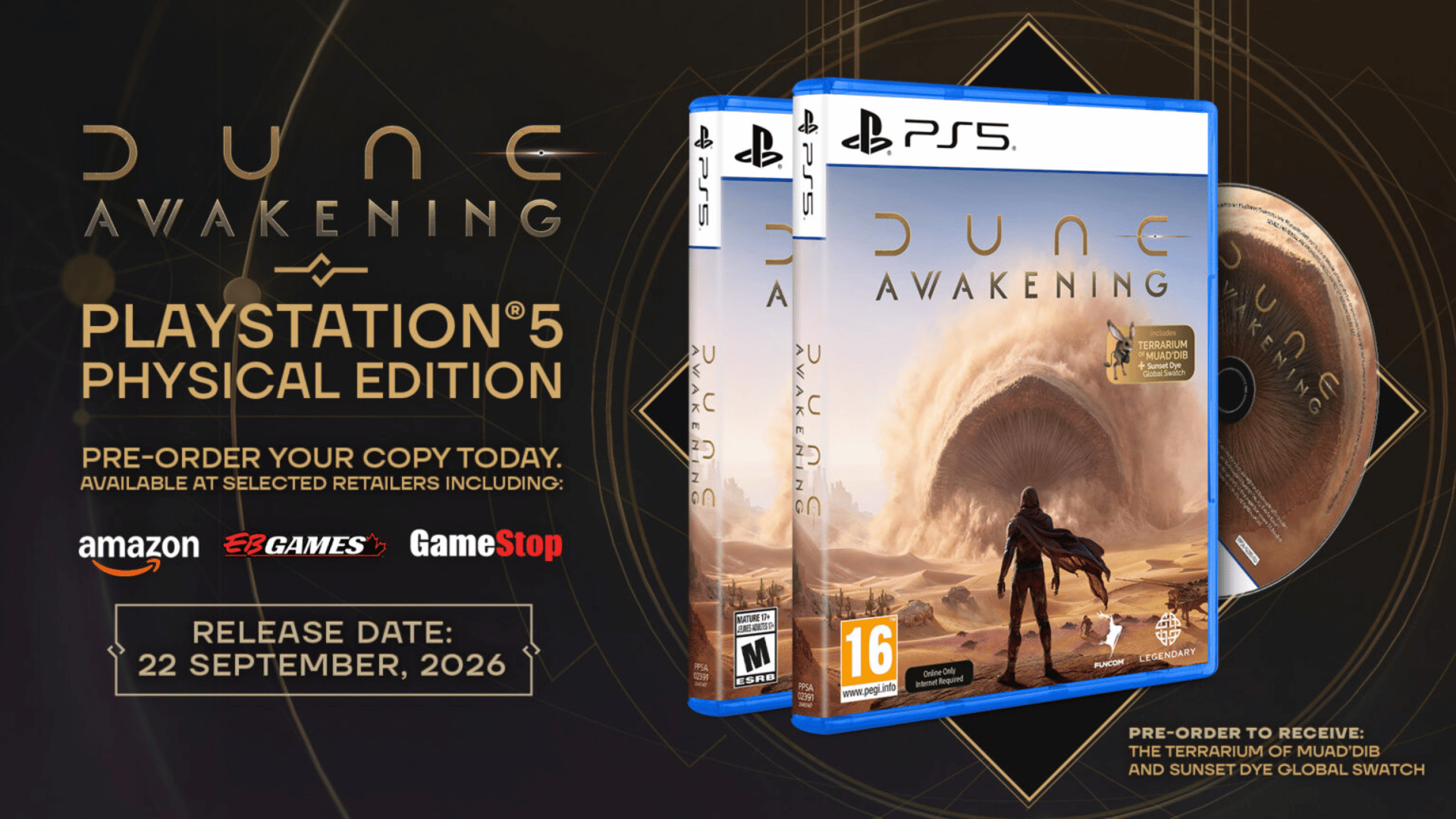 Dune: Awakening Day One Edition Announced for PS5 | Release Date & Bonuses