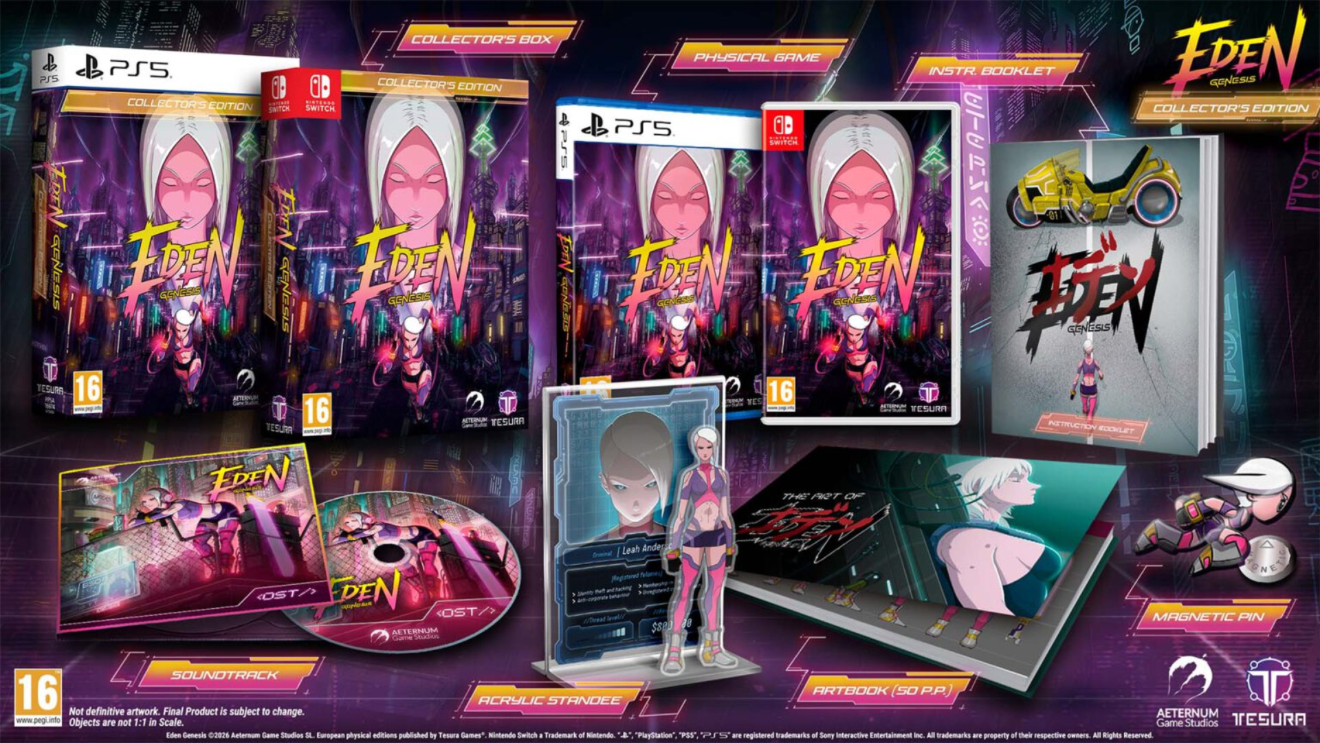 Eden Genesis Collector’s Edition Announced for PS5 and Switch