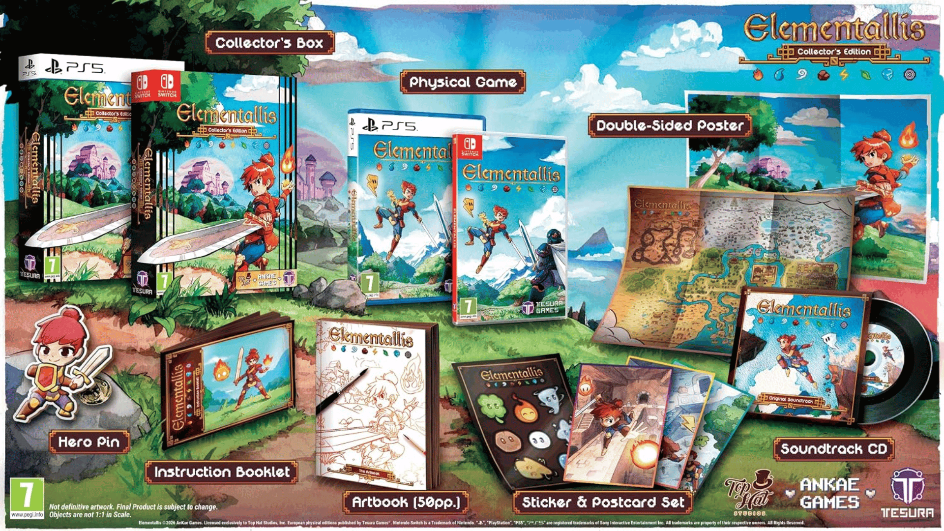 Elementallis Collector’s Edition Announced for PS5 & Switch