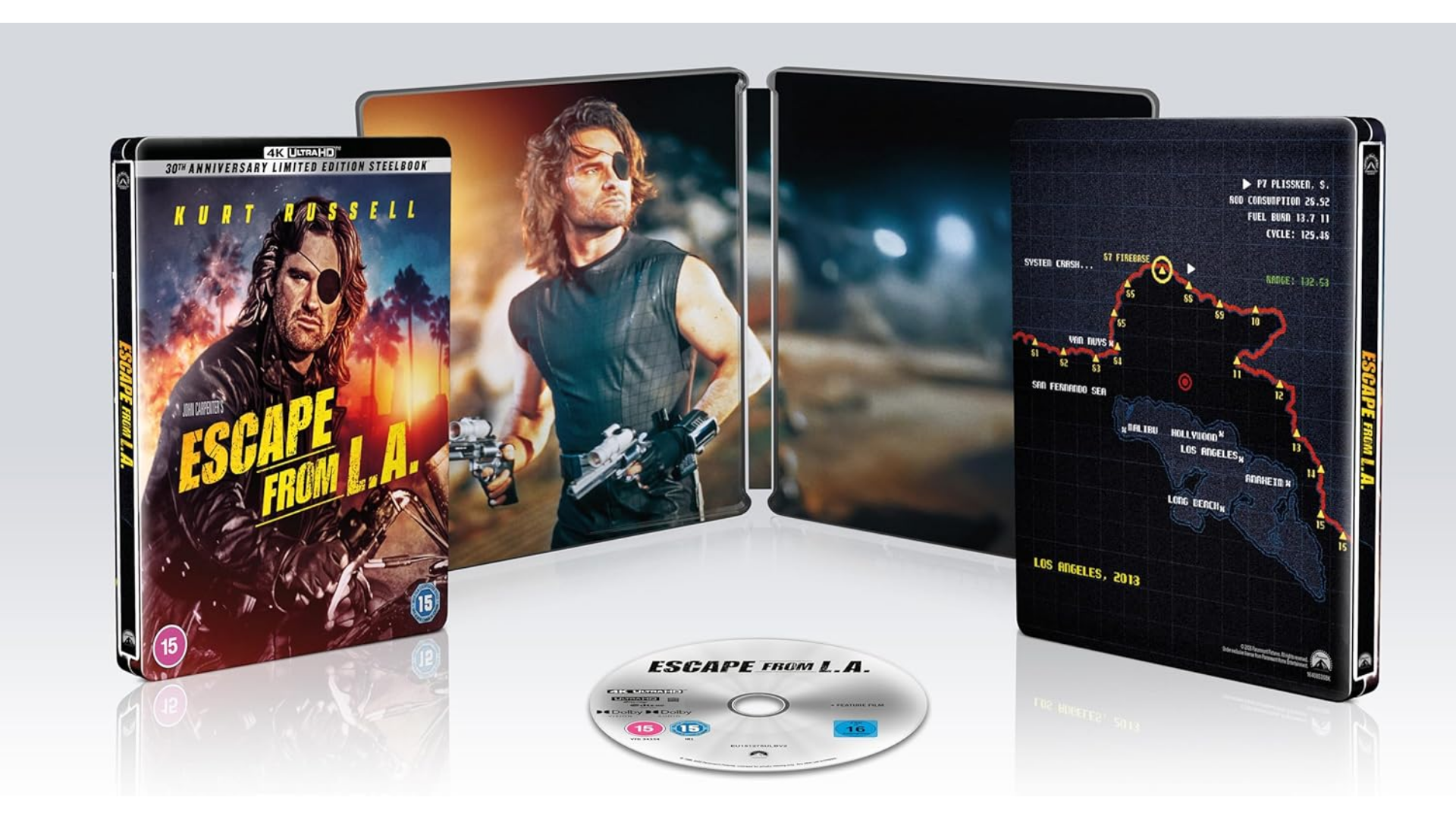 Escape From L.A. 4K Steelbook (30th Anniversary)