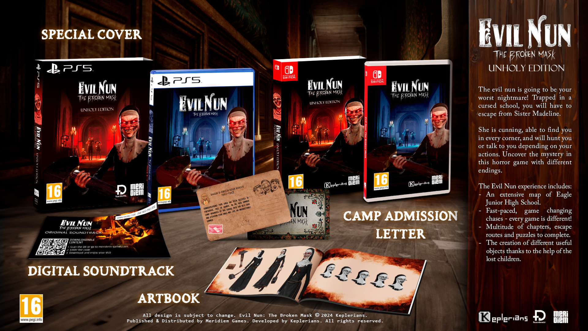 Where to Pre-order Evil Nun The Broken Mask Unholy Edition