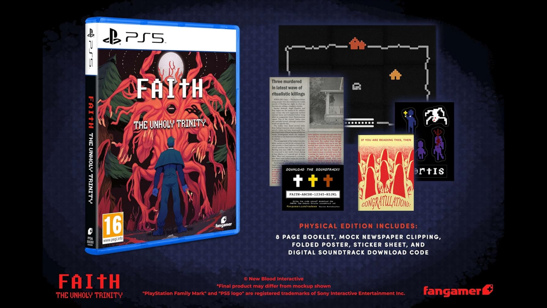 FAITH: The Unholy Trinity PS5 Physical Edition Announced for August 2026