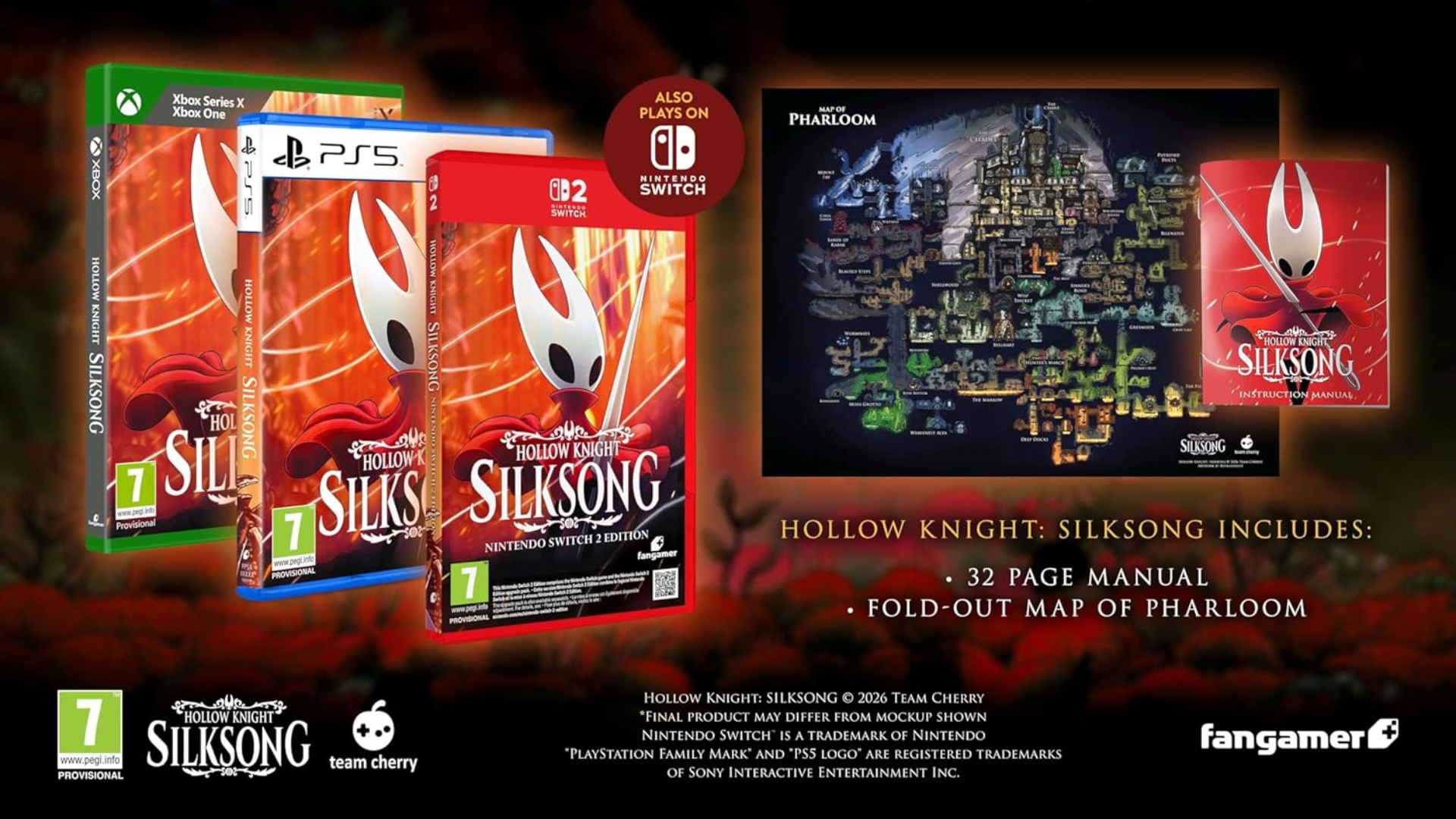 Hollow Knight: Silksong Physical Editions Include Manual and Map