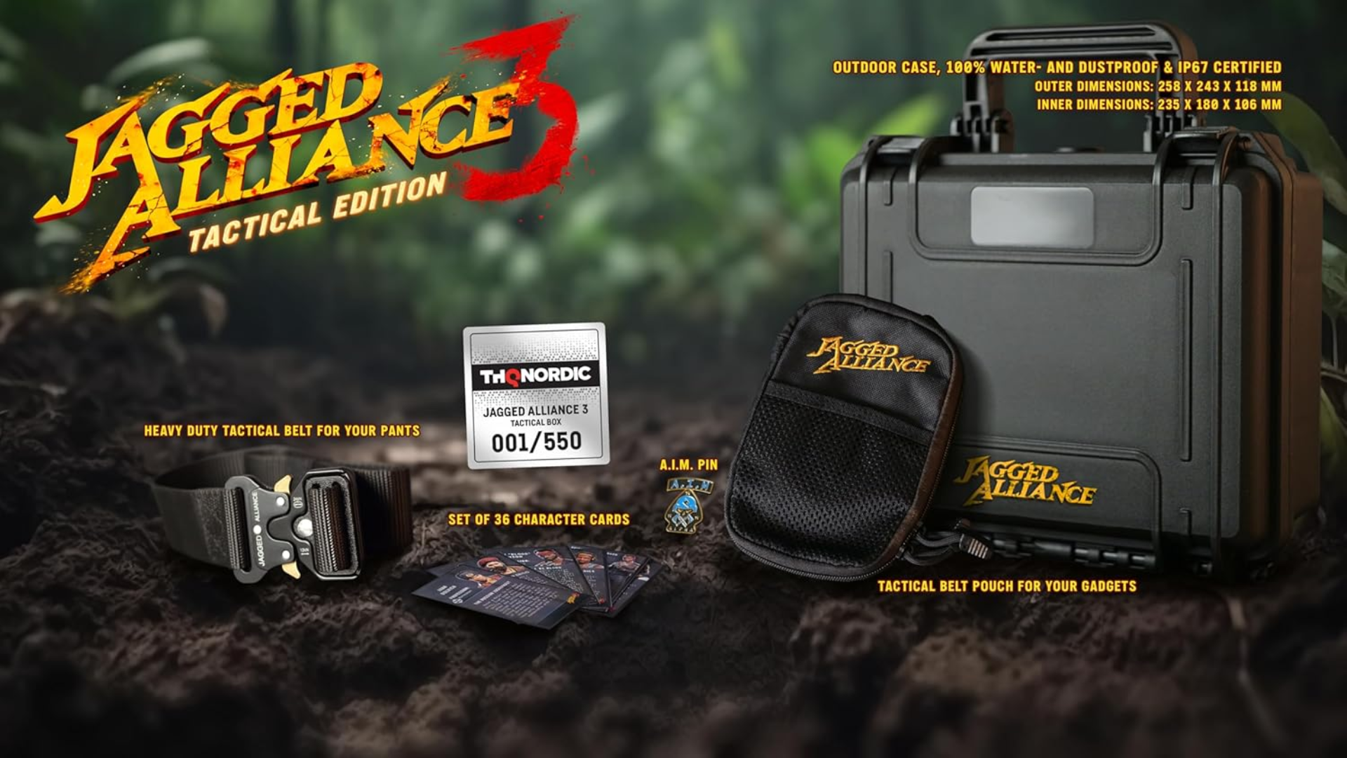 Jagged Alliance Tactical Box Launches July 2026 | Limited Collector Edition