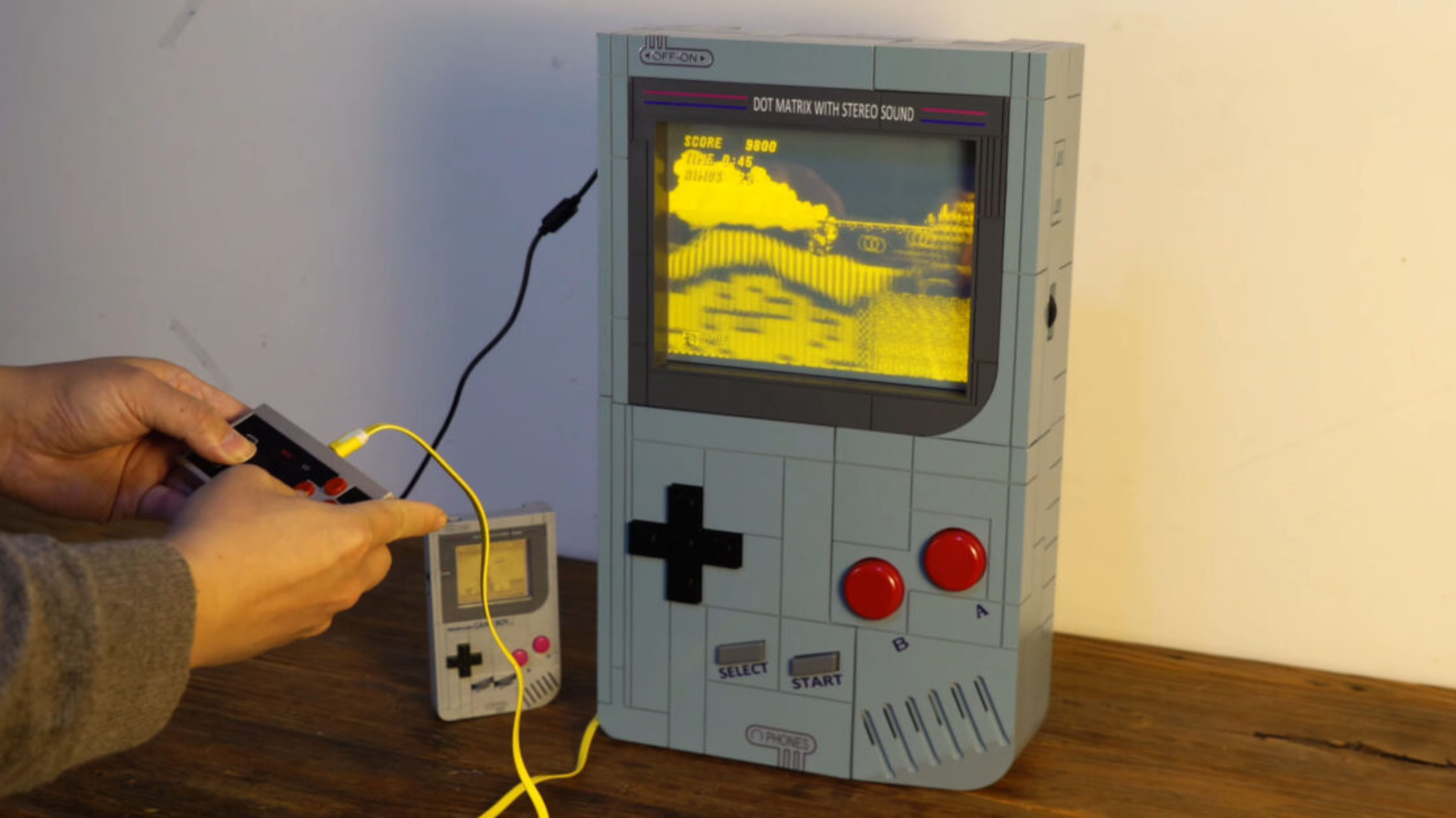 Giant Game Boy Build Recreates CRT Glow Without a CRT