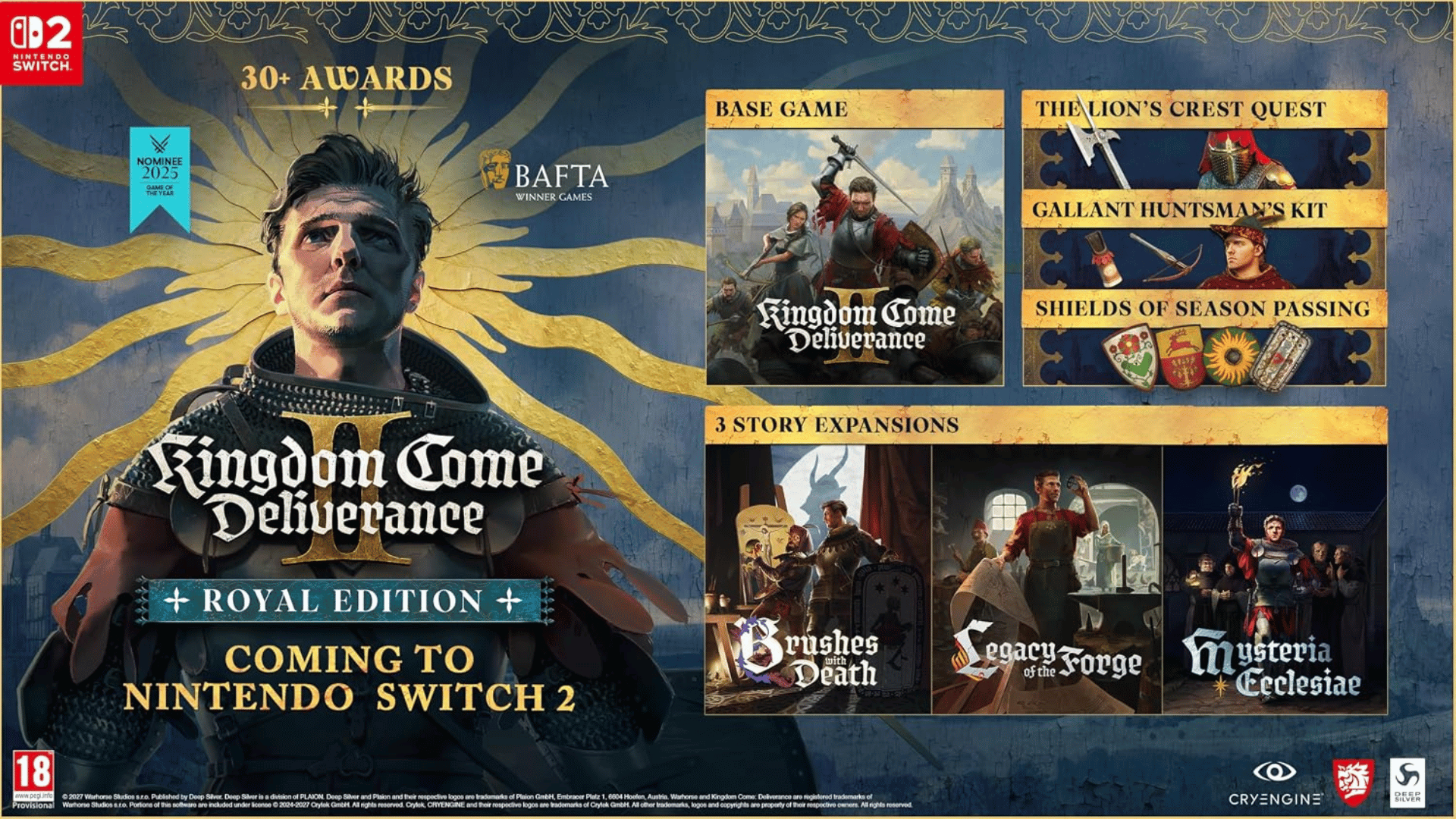 Kingdom Come: Deliverance II Royal Edition Switch 2