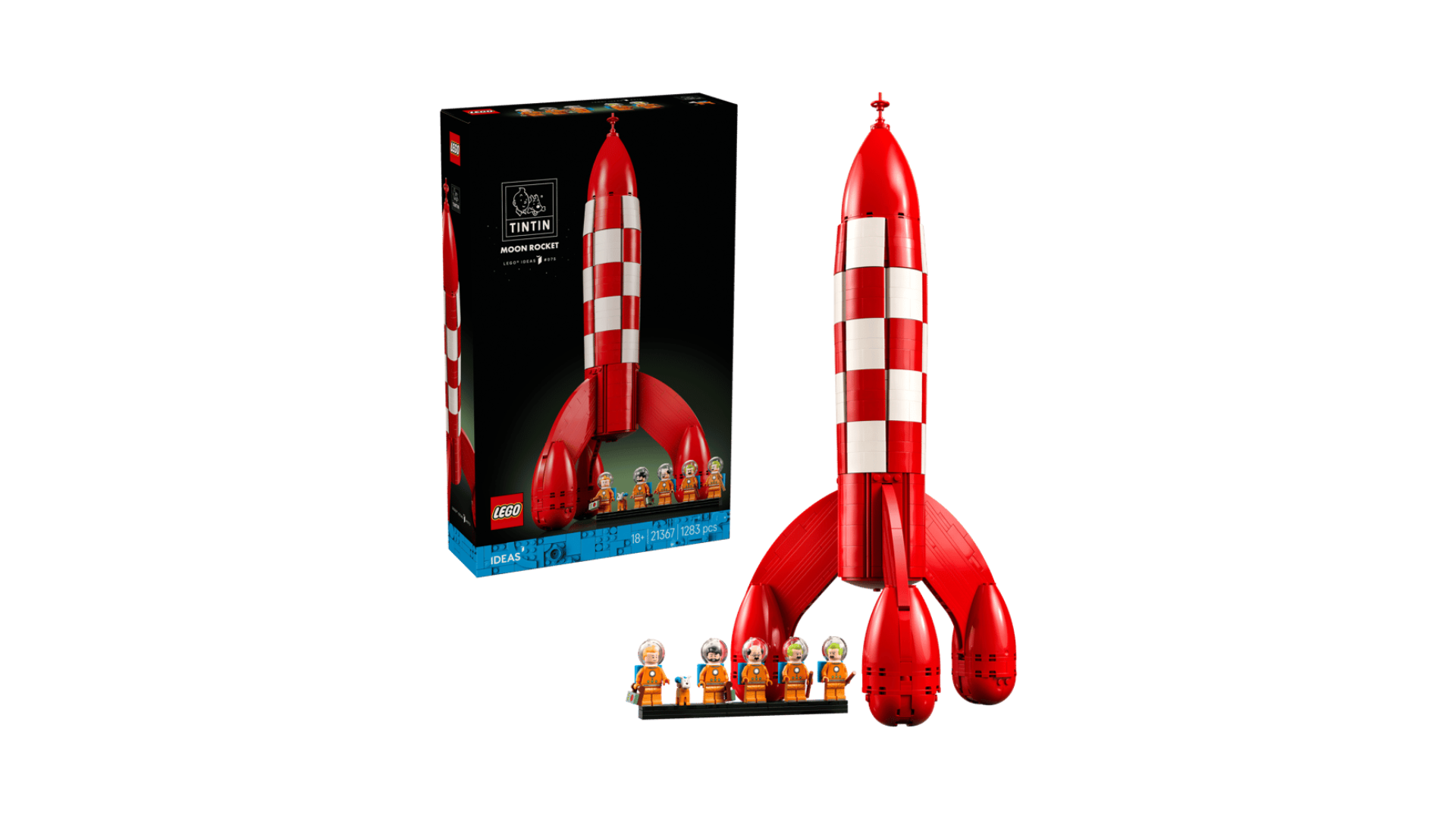 LEGO Ideas Tintin Moon Rocket (21367) Revealed
