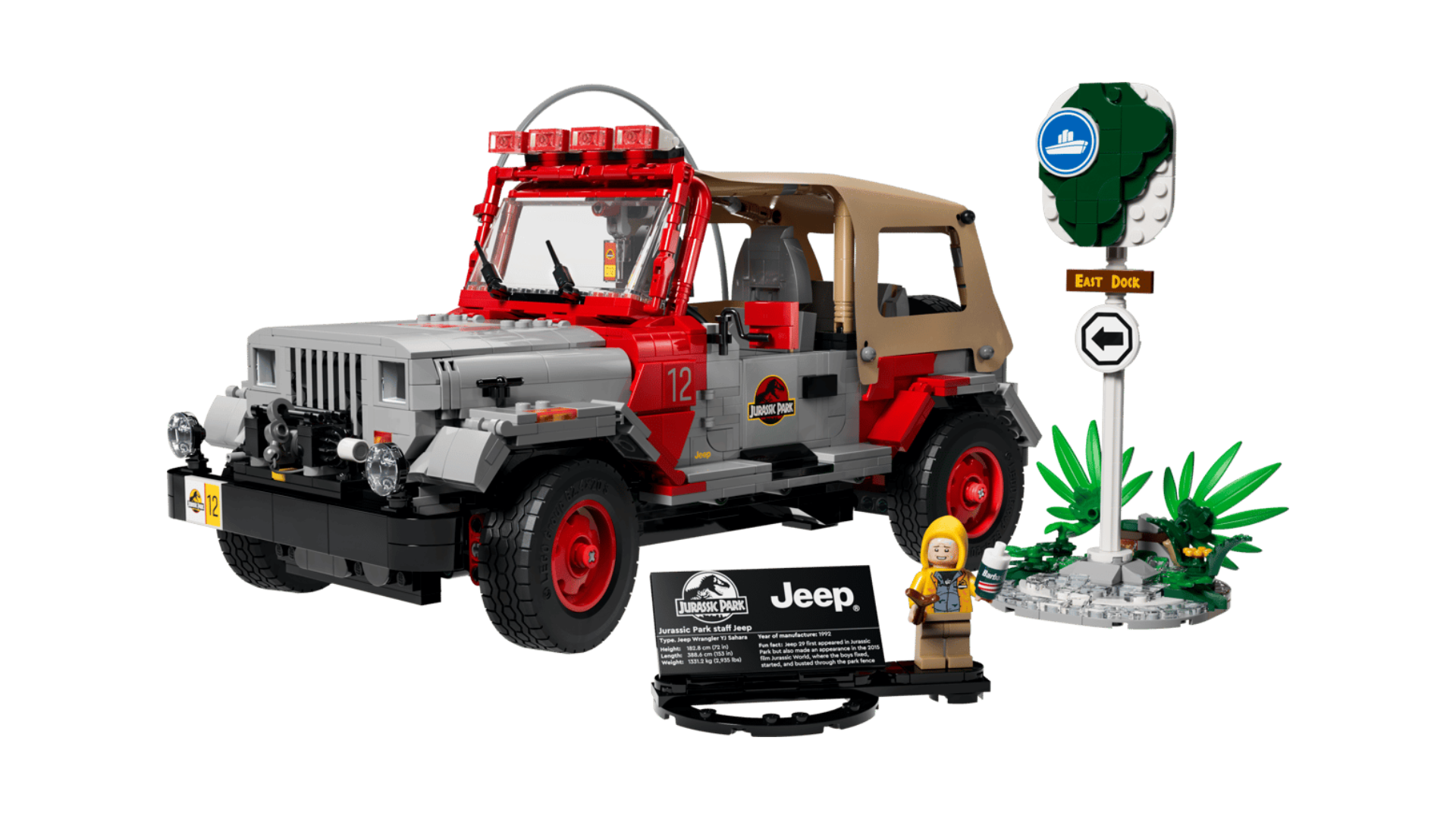 LEGO Jurassic Park Jeep Wrangler 77984 Review & Details