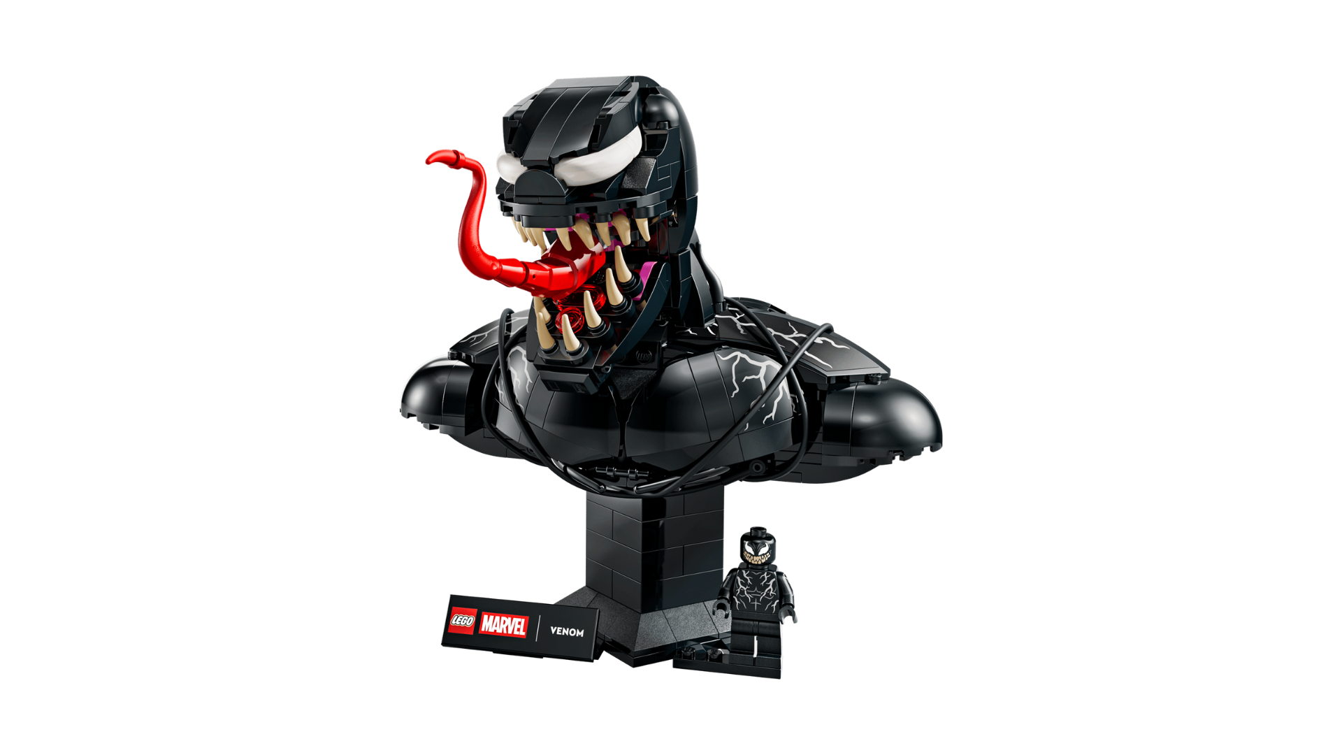 LEGO Reveals Marvel Venom Bust (76356) Display Set for Adults