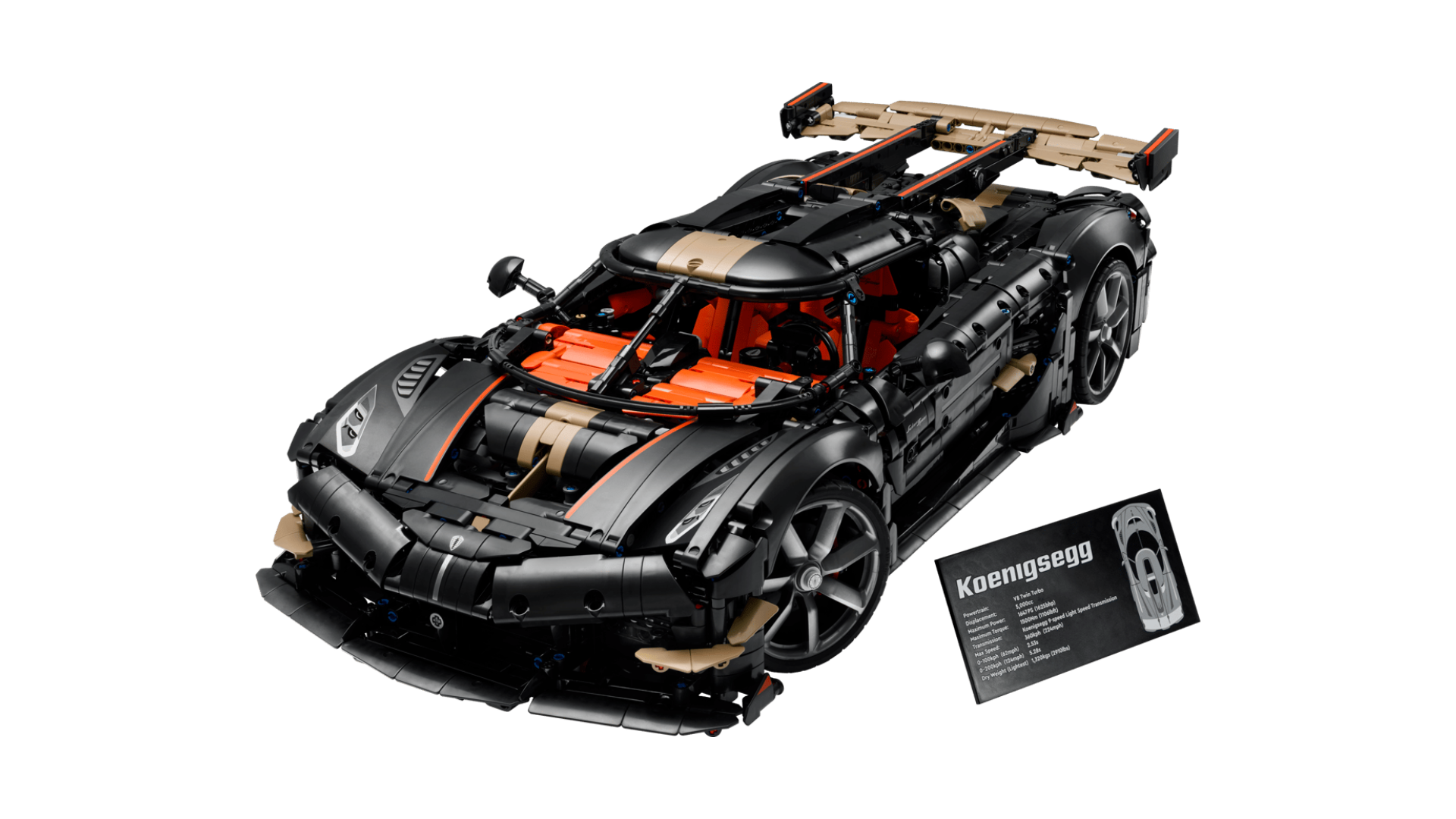 LEGO Technic Koenigsegg Sadair’s Spear Megacar (42232) Revealed