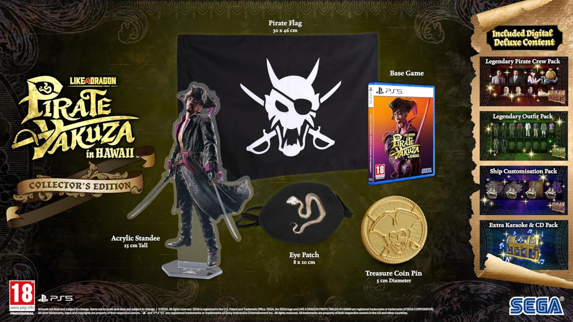 Pre-Order Like a Dragon Pirate Yakuza in Hawaii Collector's Edition