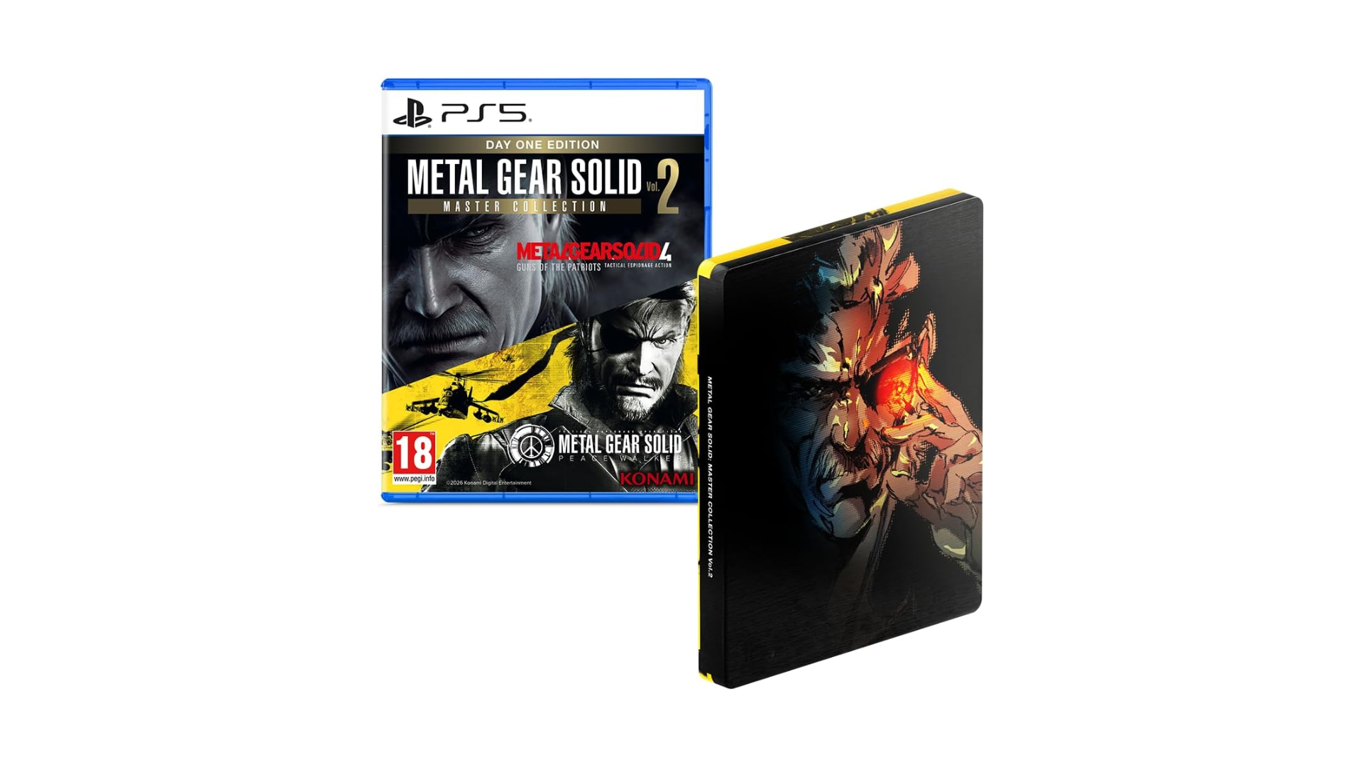 Metal Gear Solid Master Collection Vol.2 Steelbook Pre-Order Bonus Revealed