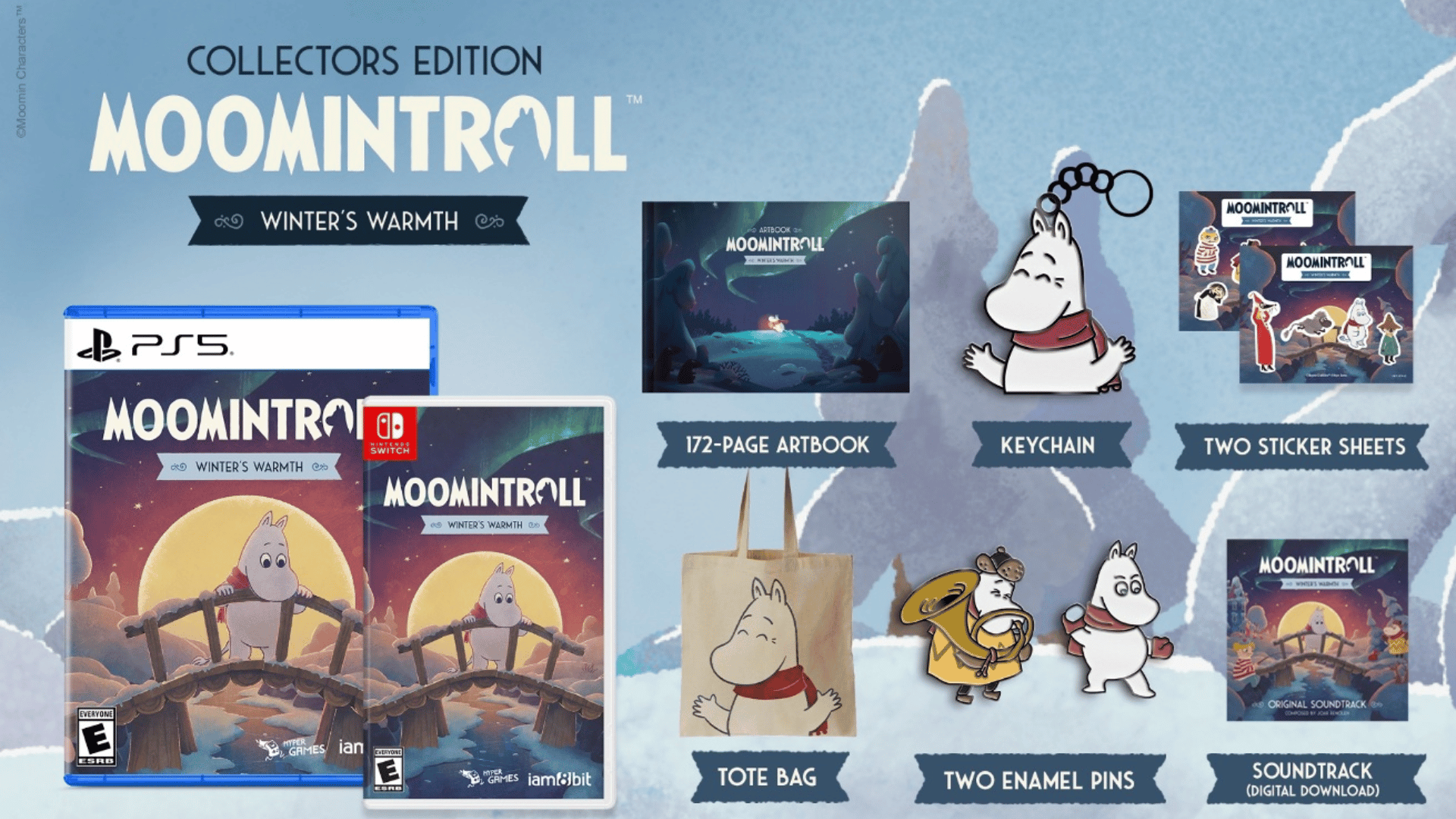 Moomintroll: Winter’s Warmth Collector’s Edition Revealed for PS5 & Switch