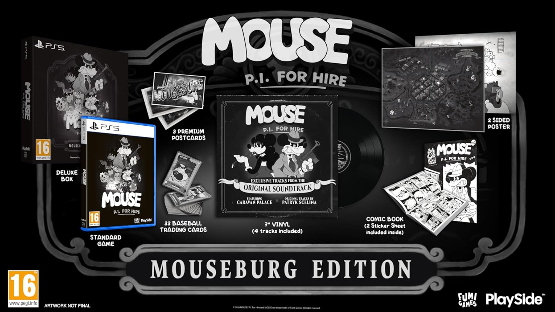 Mouse P.I. For Hire Mouseburg Edition: Release, Price & Contents