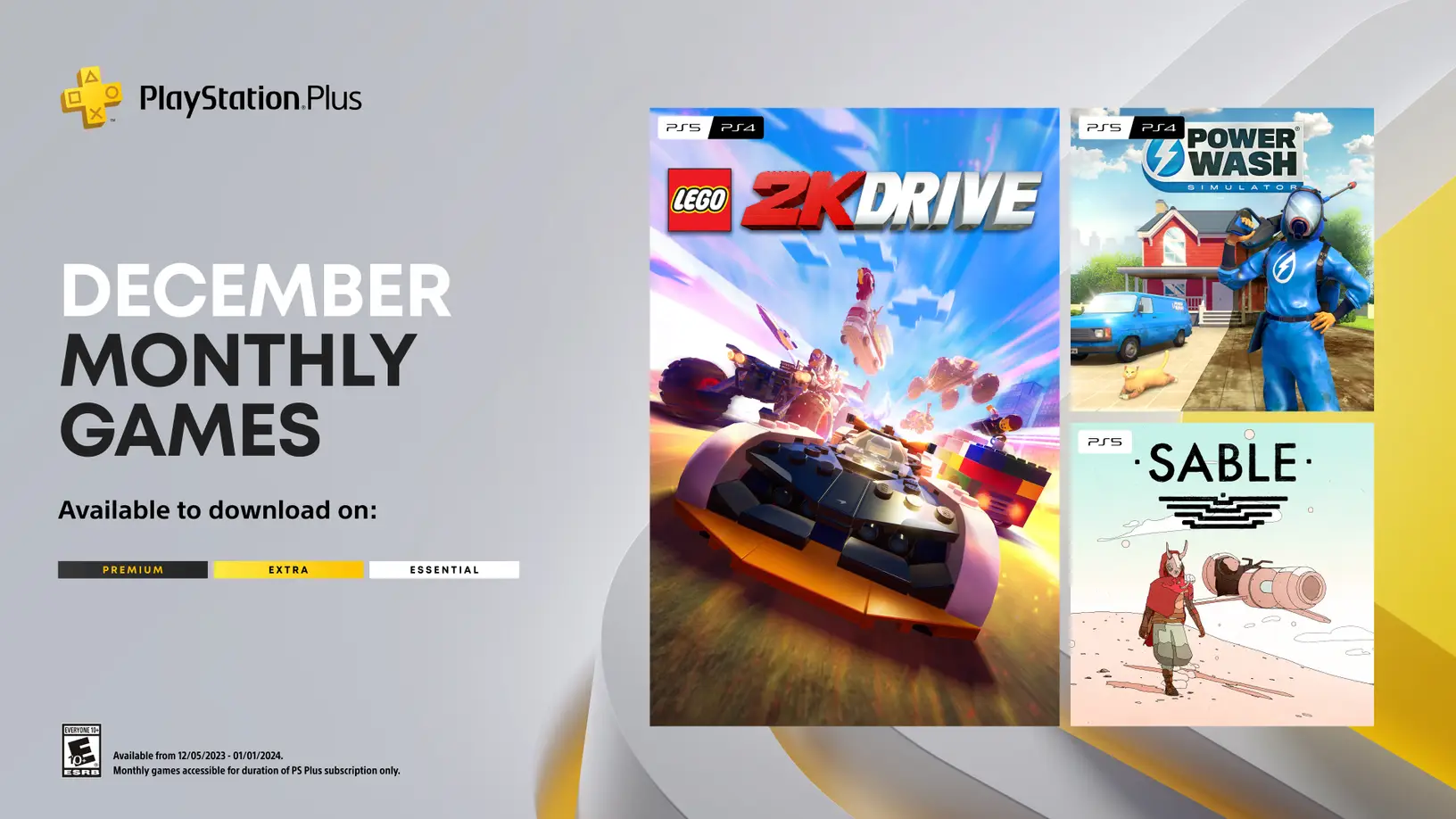 PlayStation Plus Monthly Games for December 2023