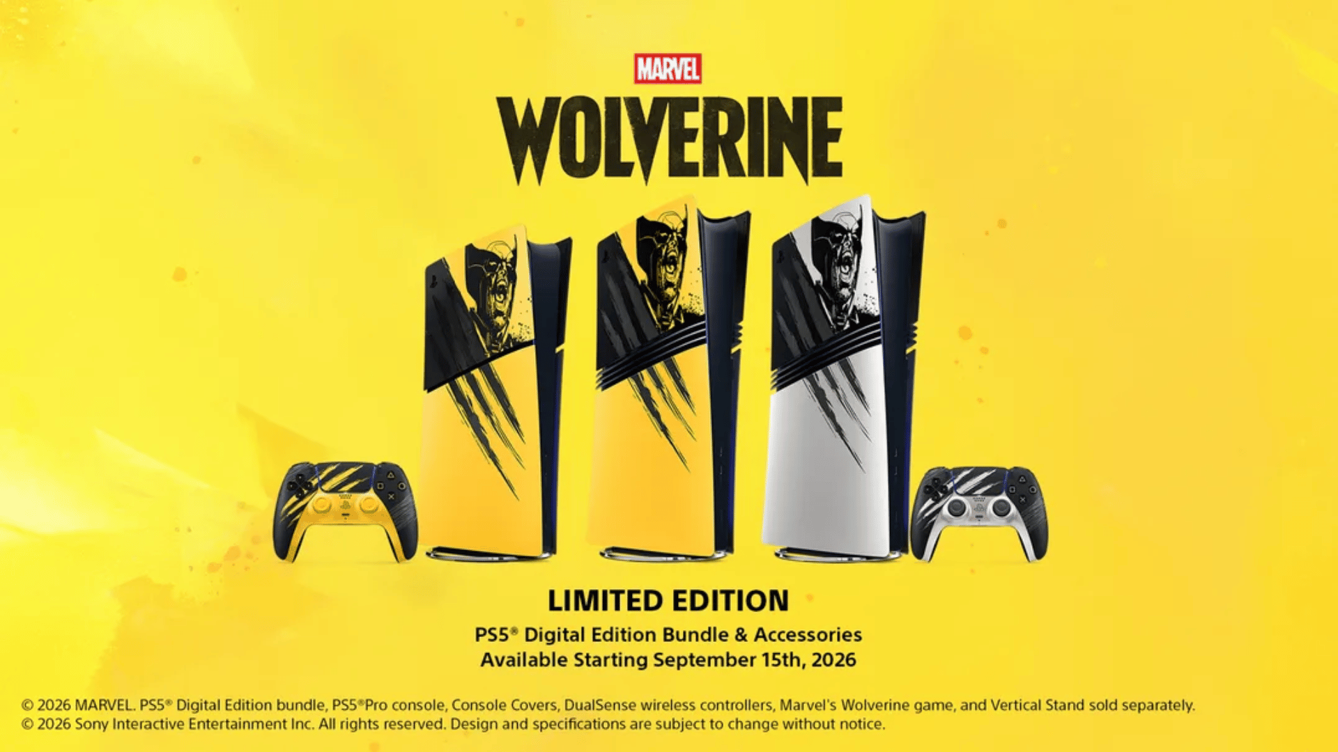 Marvel’s Wolverine Limited Edition PS5 Bundle & Accessories