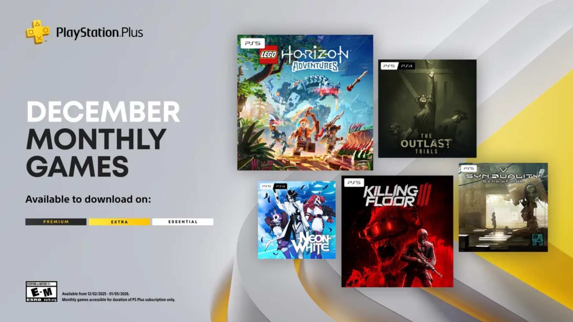 PlayStation Plus Monthly Games for December 2025 Revealed