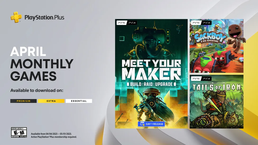 PlayStation Plus Monthly Games for April 2023