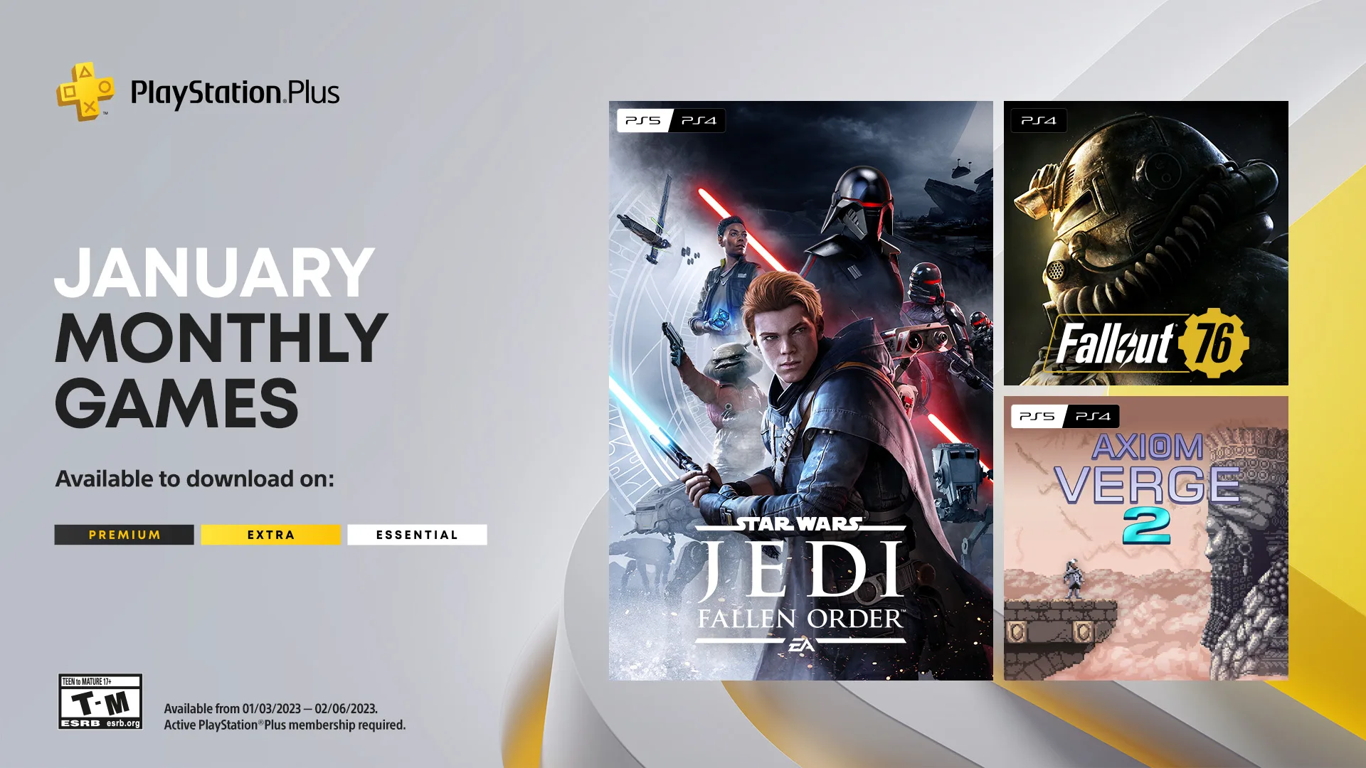 PlayStation Plus Monthly Games for January 2023
