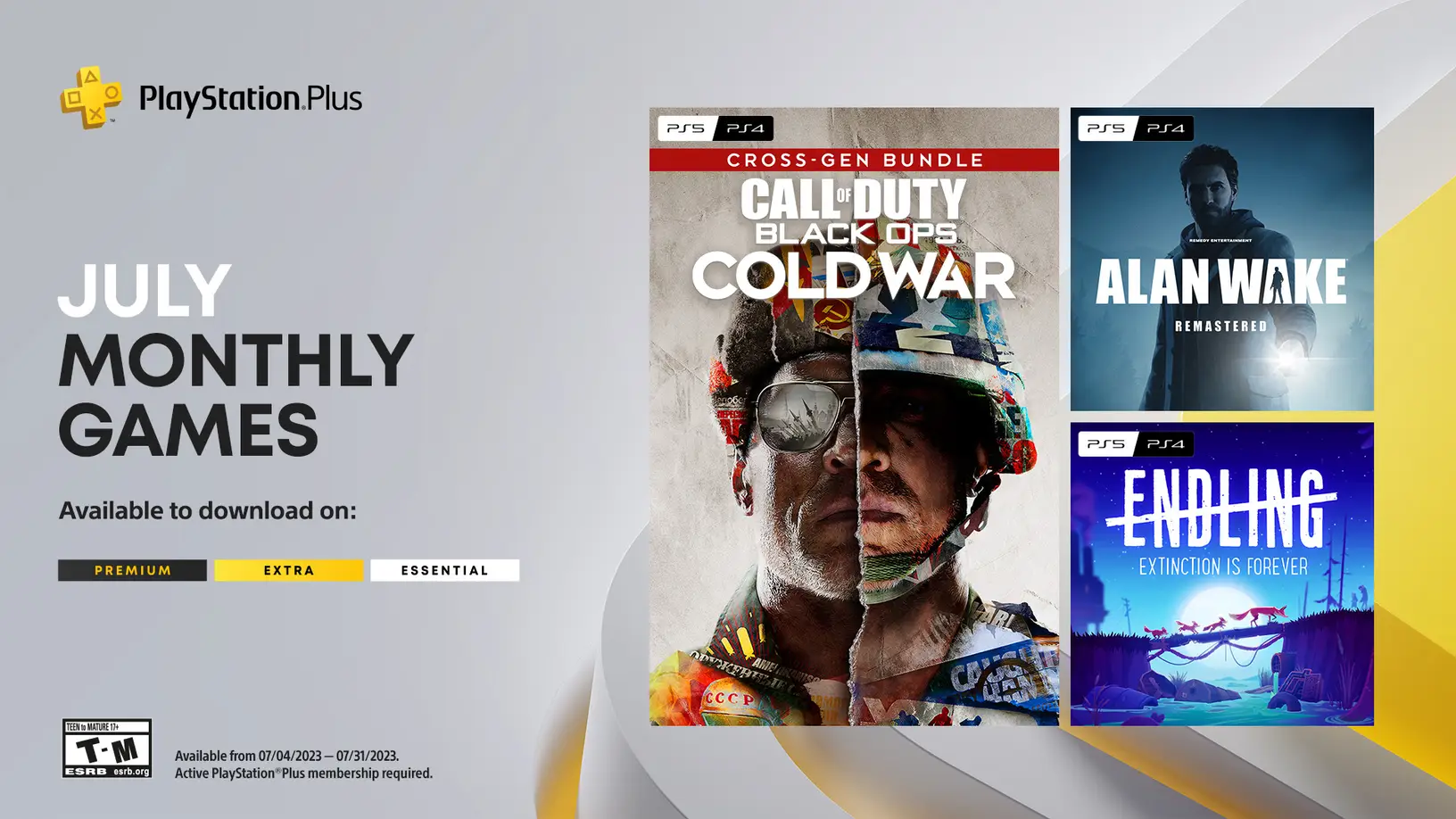 PlayStation Plus Monthly Games for July 2023