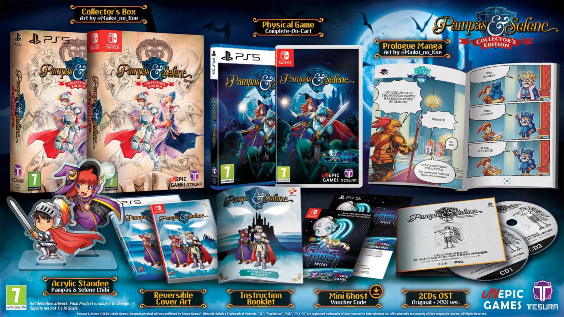 Pampas & Selene Collector’s Edition (PS5 & Switch) – Release, Contents & Price