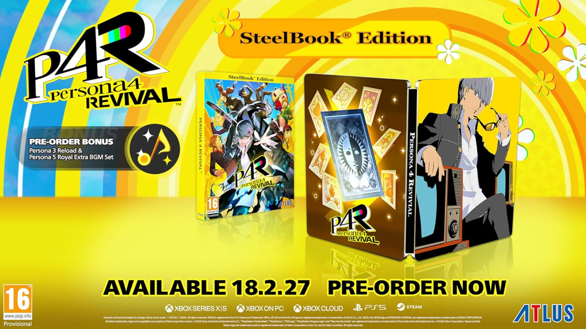 Persona 4 Revival Steelbook Edition Pre-Orders Live for PS5, Xbox & PC
