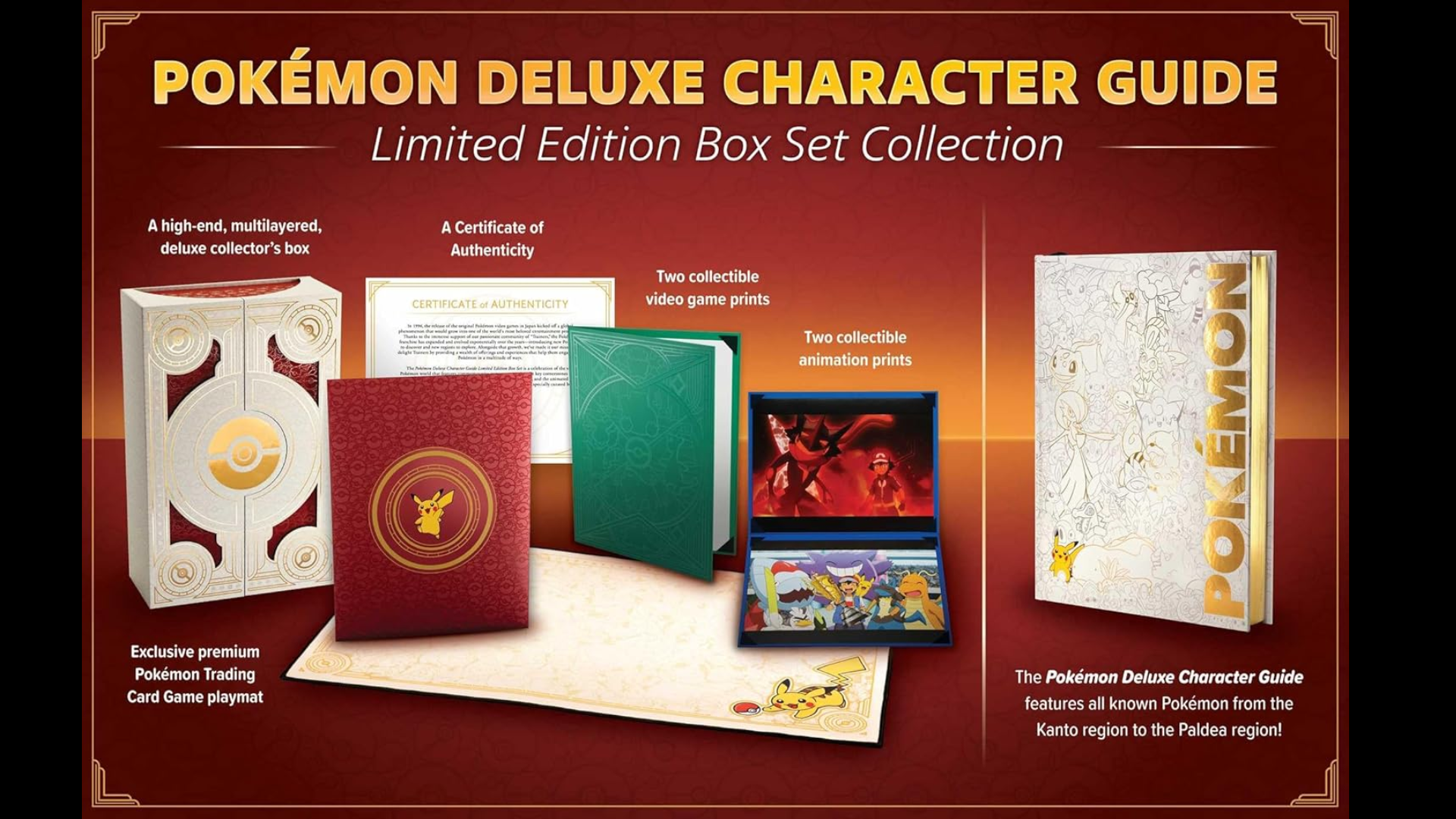 Pokémon Deluxe Character Guide Limited Edition Box Set Revealed for 2026