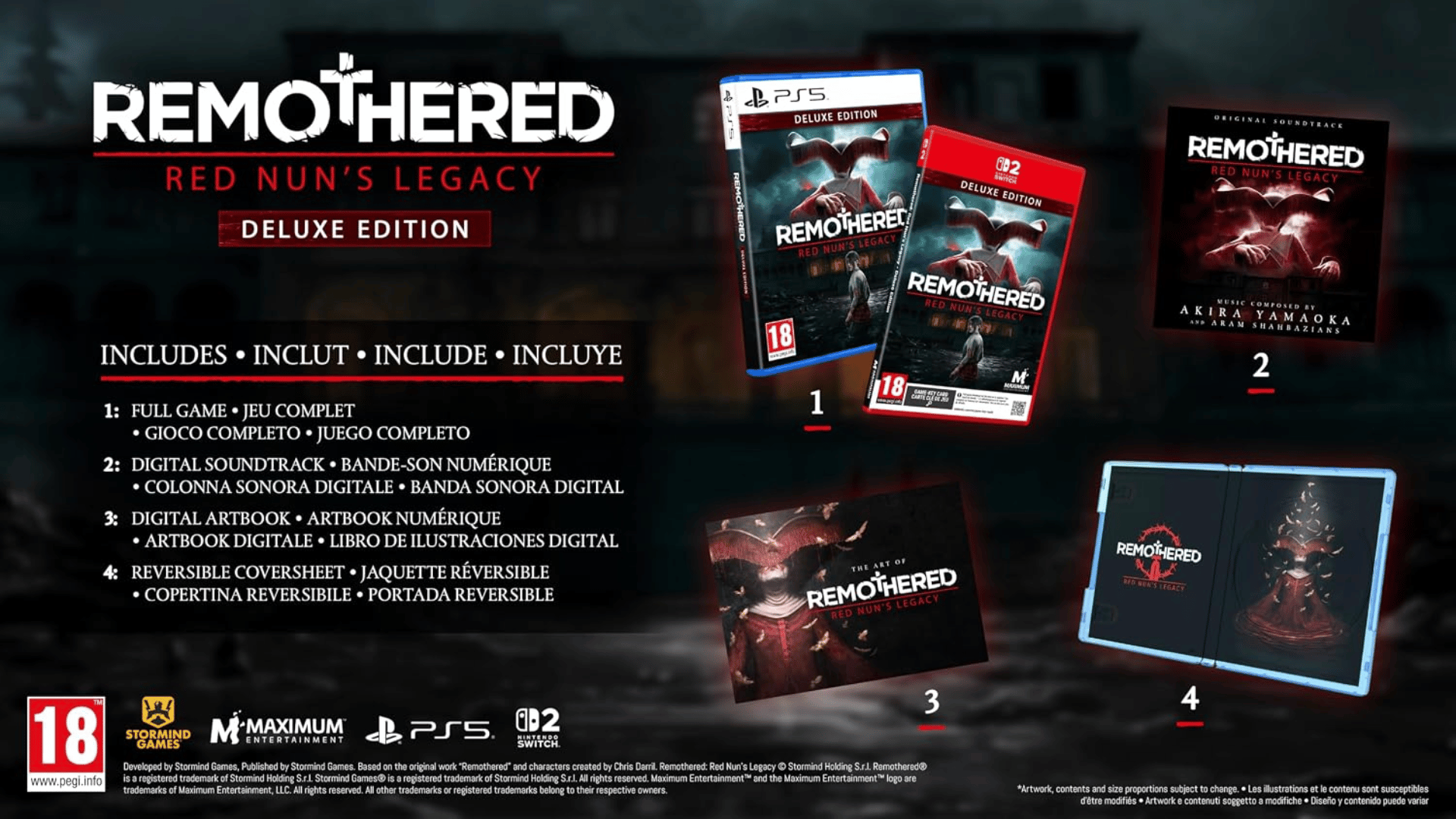 Remothered: Red Nun’s Legacy Deluxe Edition PS5 & Switch 2