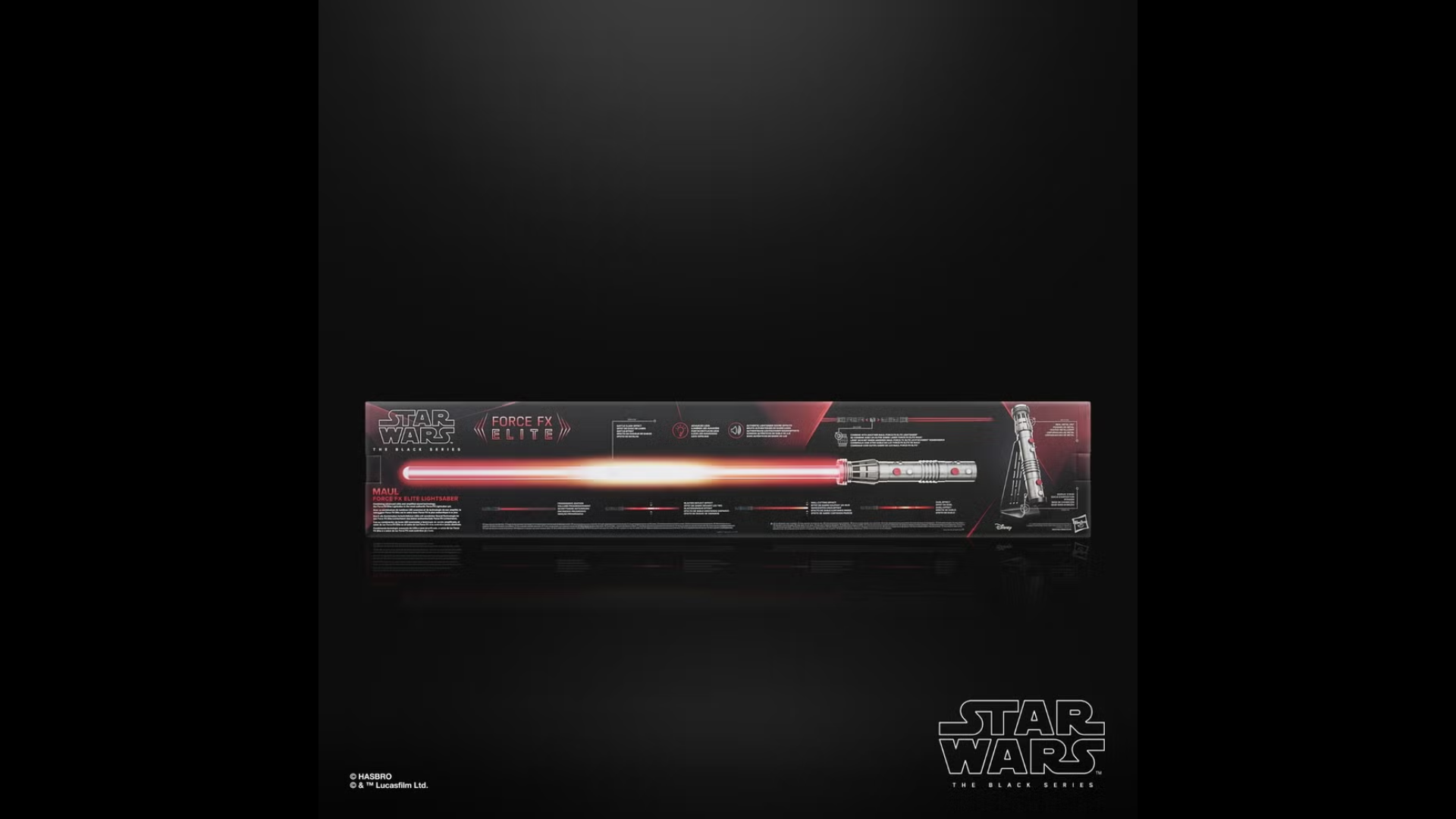 Star Wars Black Series Force FX Elite Maul Lightsaber Revealed