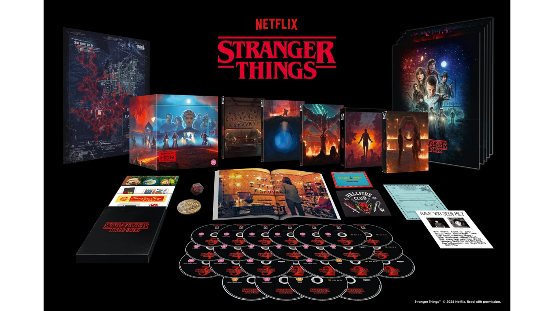 Stranger Things Complete Series Deluxe Edition 4K & Blu-ray