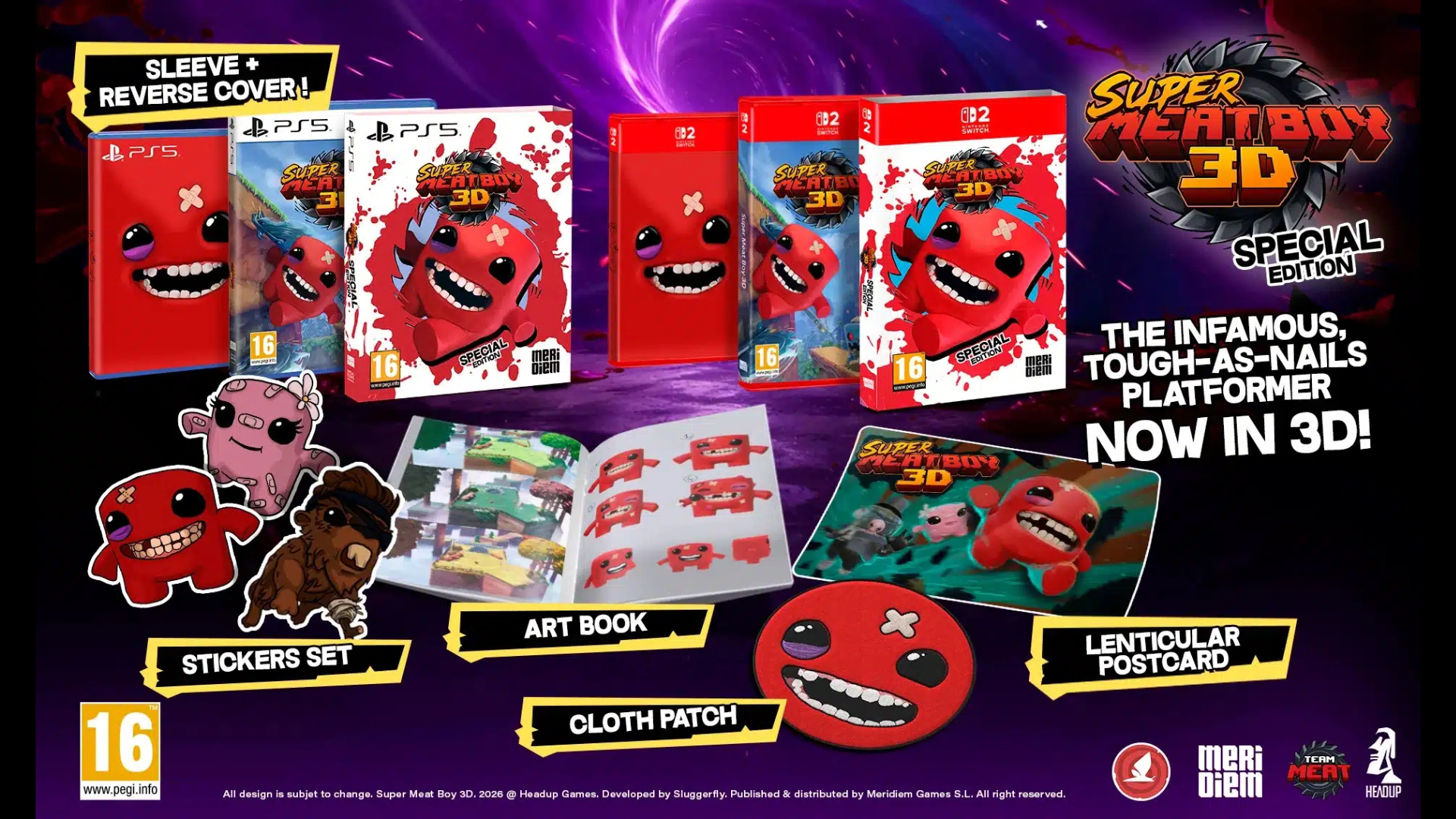 Super Meat Boy 3D Special Edition: Release Date & Contents