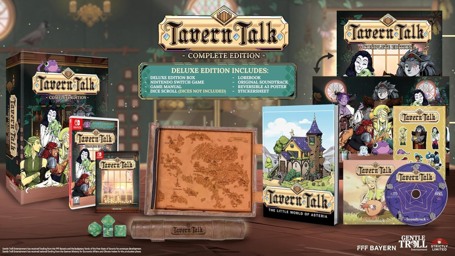 Tavern Talk – Complete Edition Deluxe Edition Announced for Nintendo Switch