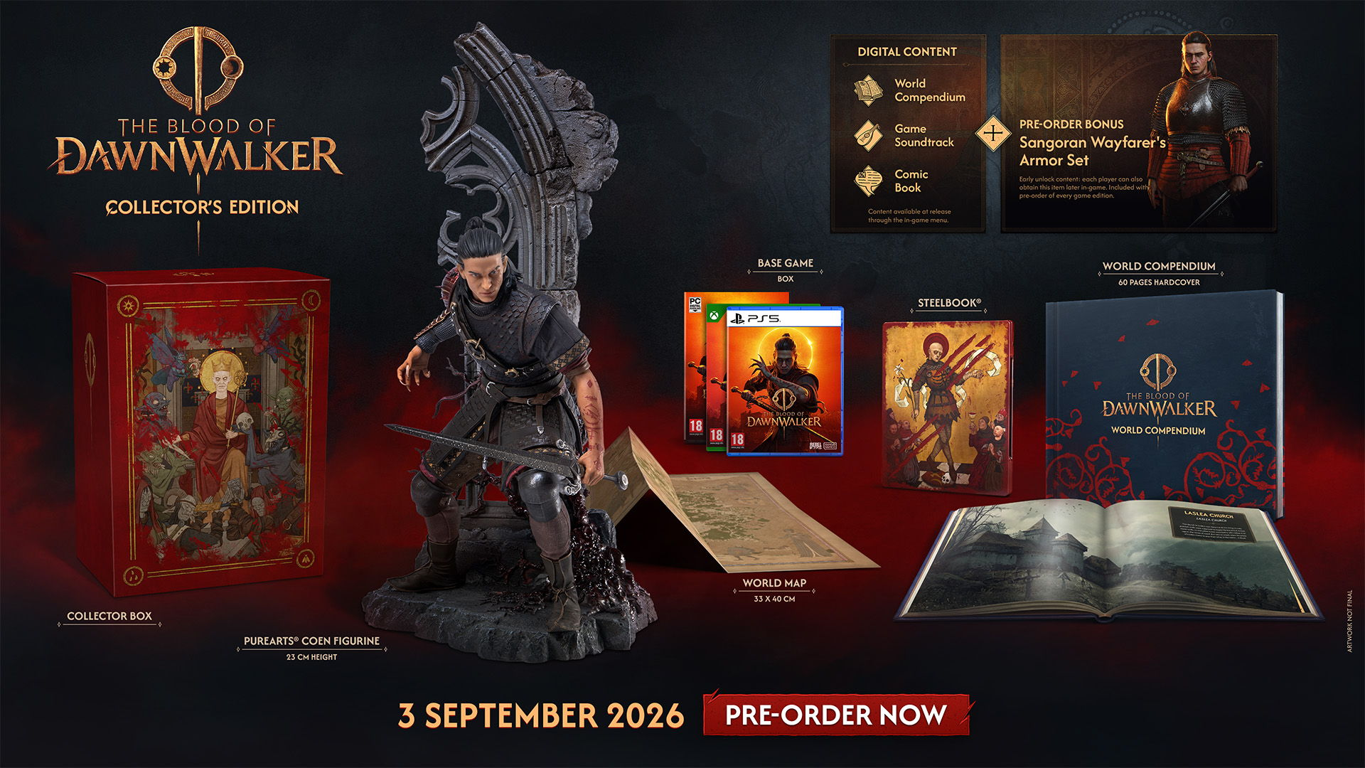 The Blood of Dawnwalker Collector’s Edition Revealed: Price, Contents & Pre-Orders