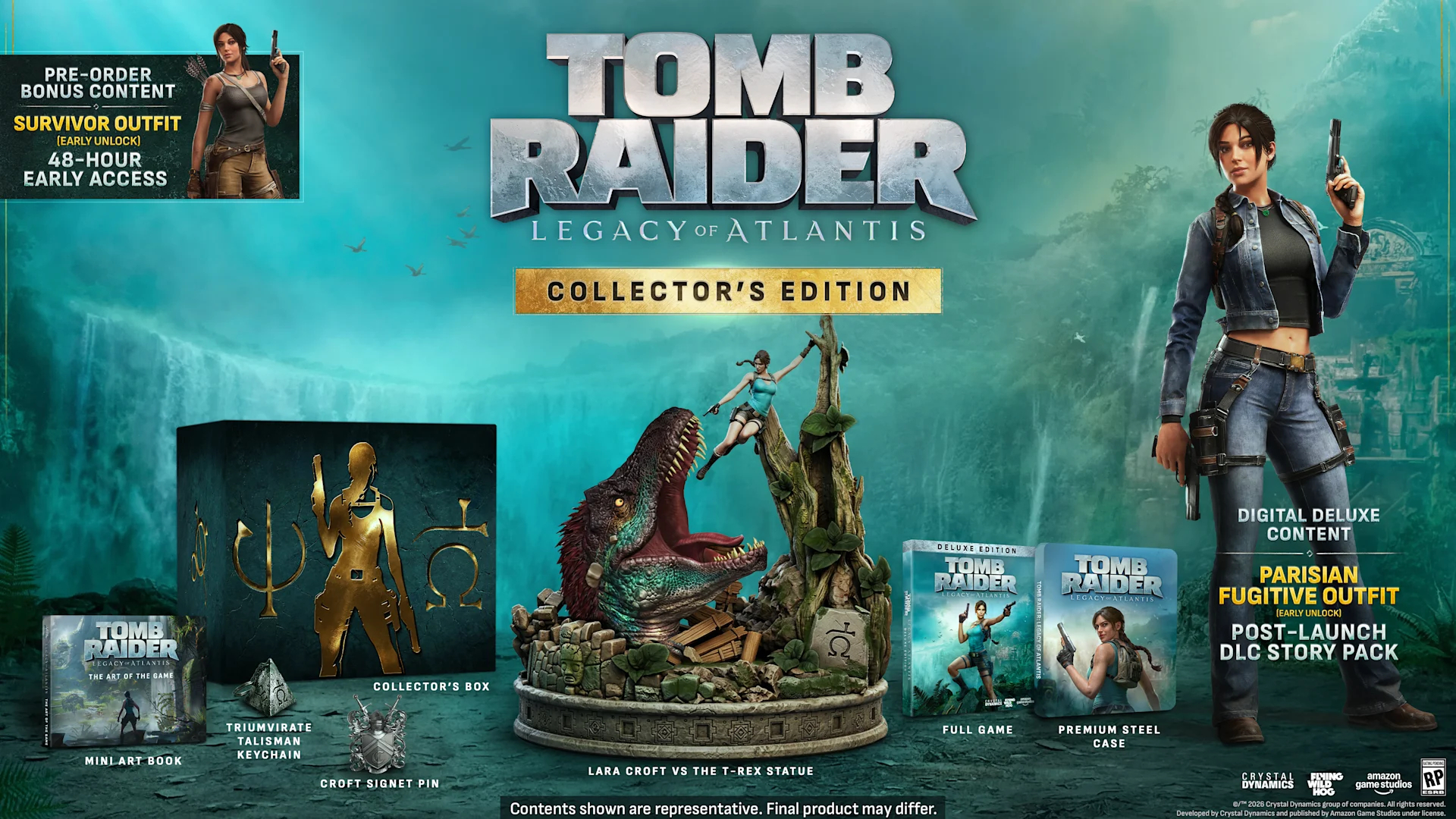 Tomb Raider: Legacy of Atlantis Collector's Edition Pre-Orders, Price & Contents