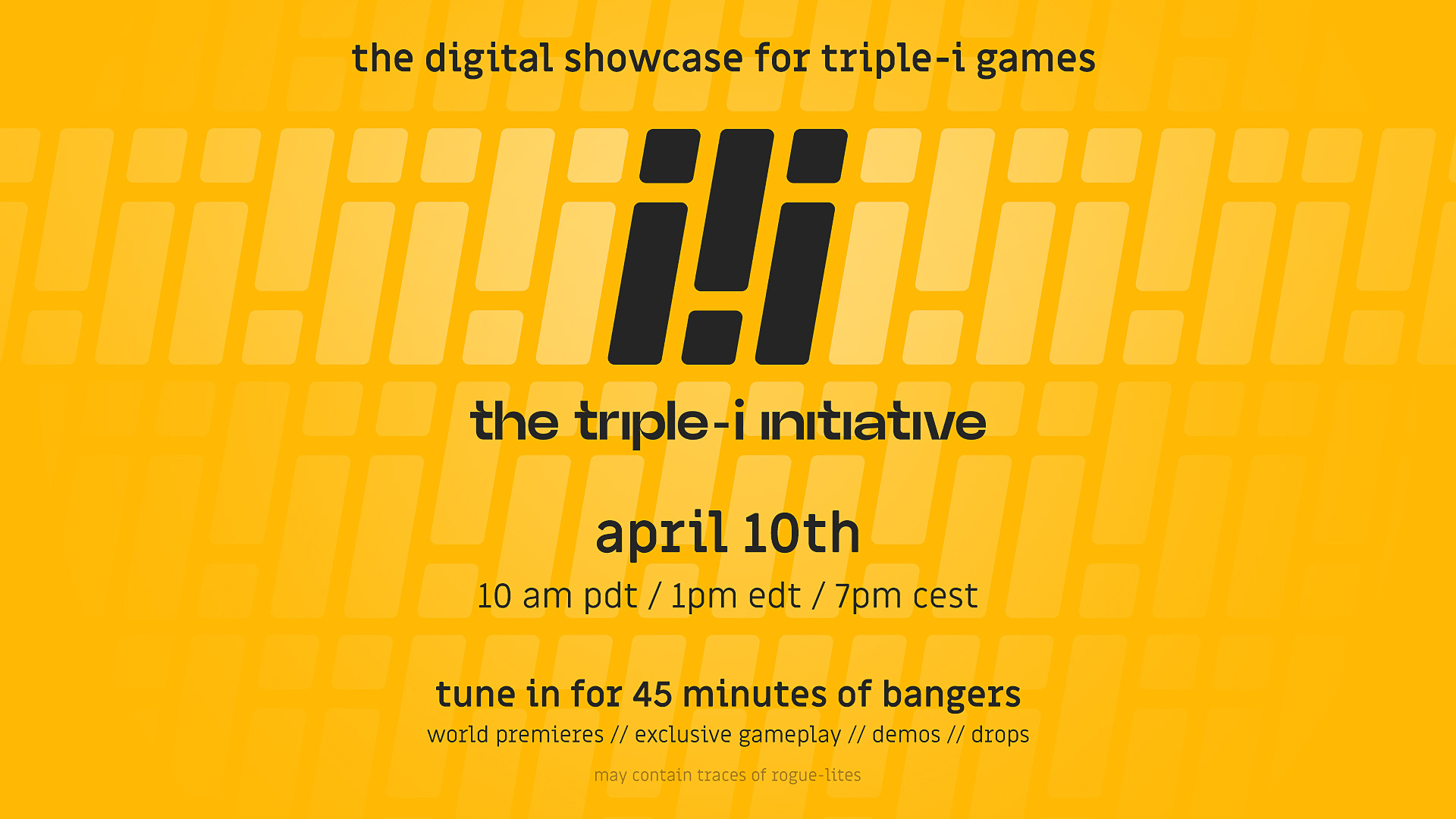 Triple-iii Initiative Showcase: Gaming's Independent Titans Unite